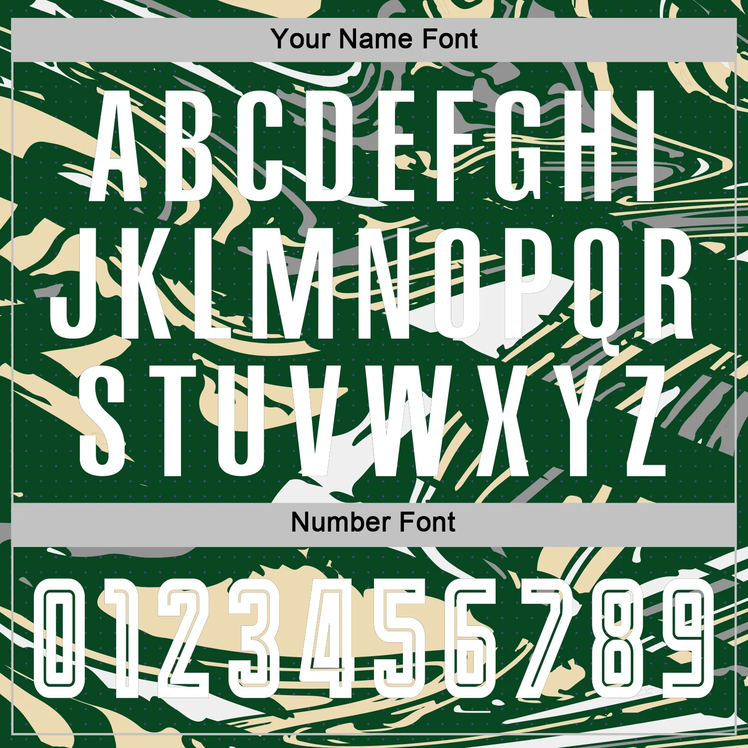 Custom Figure White Green-Cream Fluid Art Splash Sublimation Soccer Uniform Jersey - Image 6