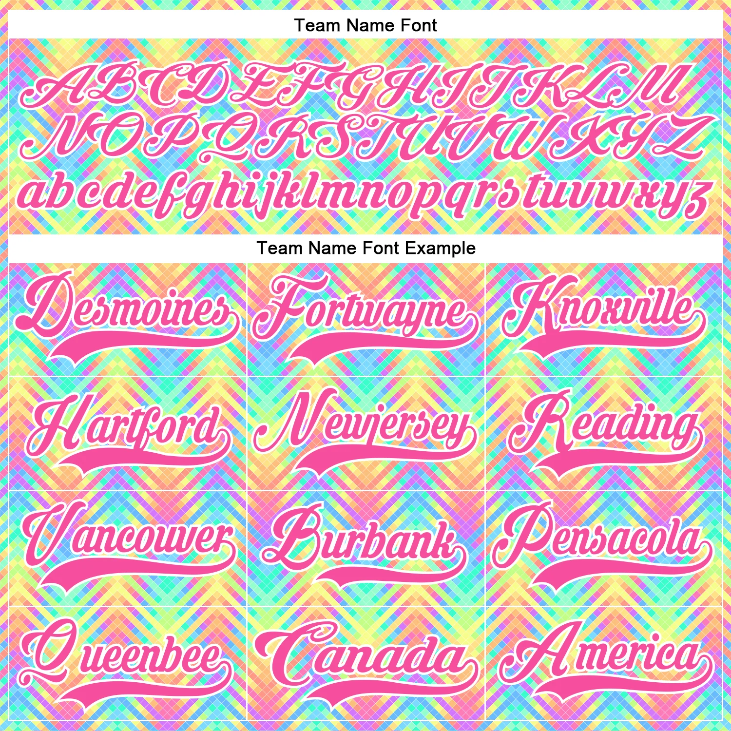 Custom White Pink Green Yellow-Purple Trippy Psychedelic Neon Hockey Lace Neck Jersey - Image 6