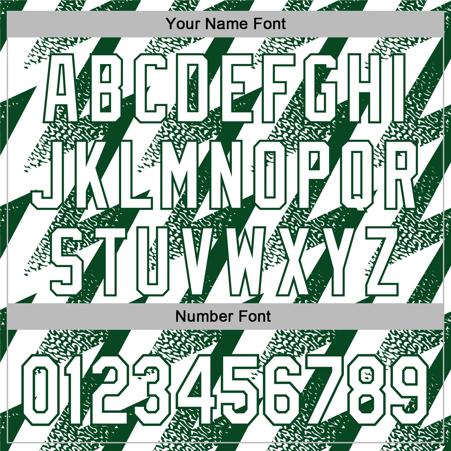Custom Stitched White Green Zigzag Shape Sports Pullover Sweatshirt Hoodie - Image 6