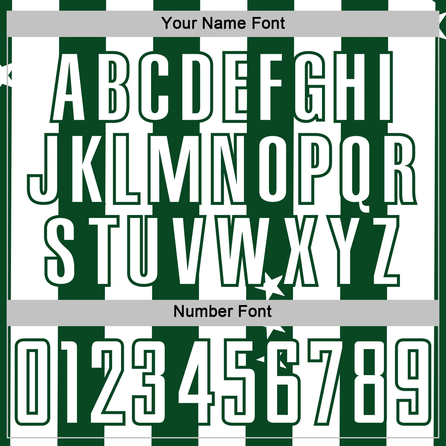Custom White Green Stars And Stripes Sports Sublimation Soccer Uniform Jersey - Image 6