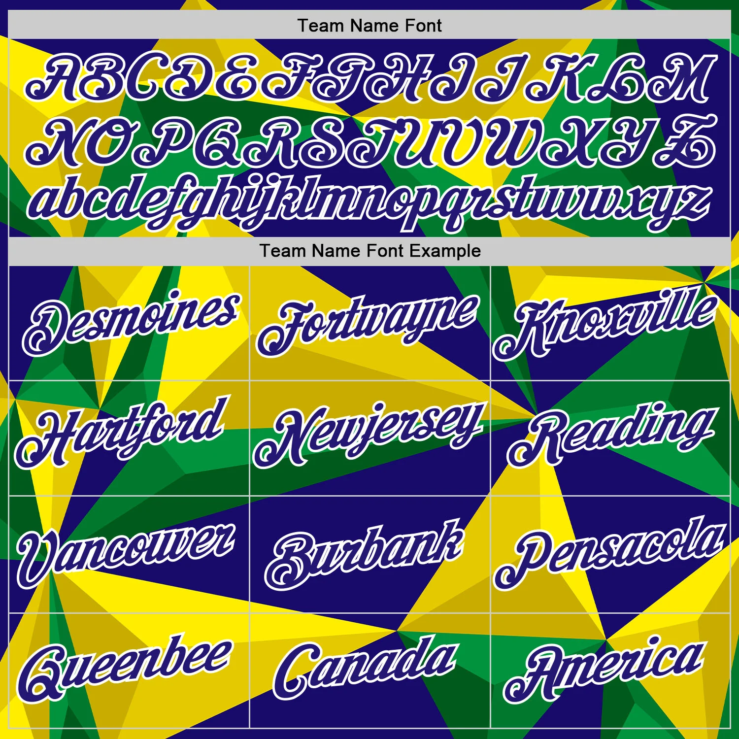 Custom Yellow Dark Purple Green-White Brazil Geometric Shape Soccer Jersey Performance T-Shirt - Image 3