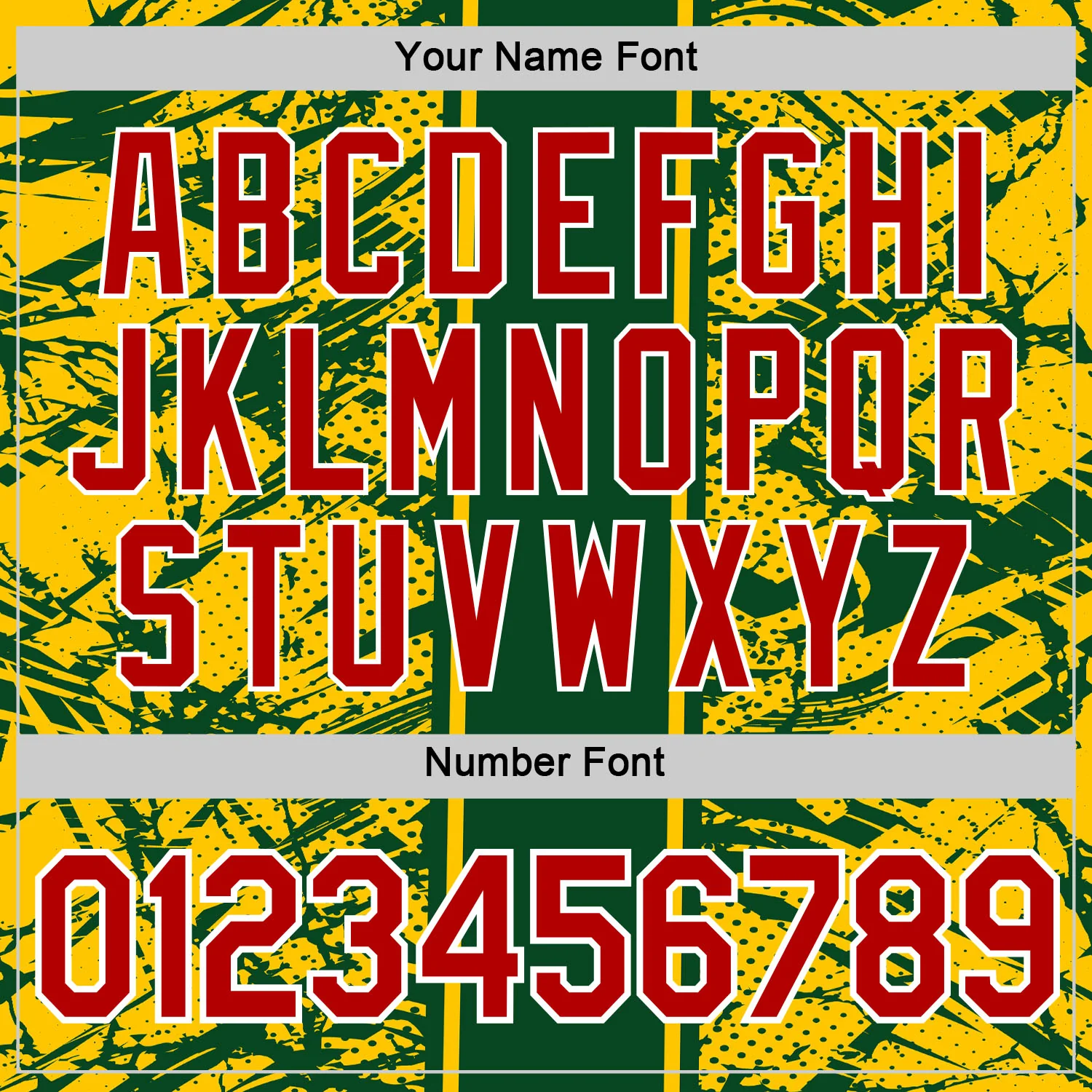 Custom Yellow Red Green-White Brazil Grunge Soccer Jersey Performance T-Shirt - Image 4