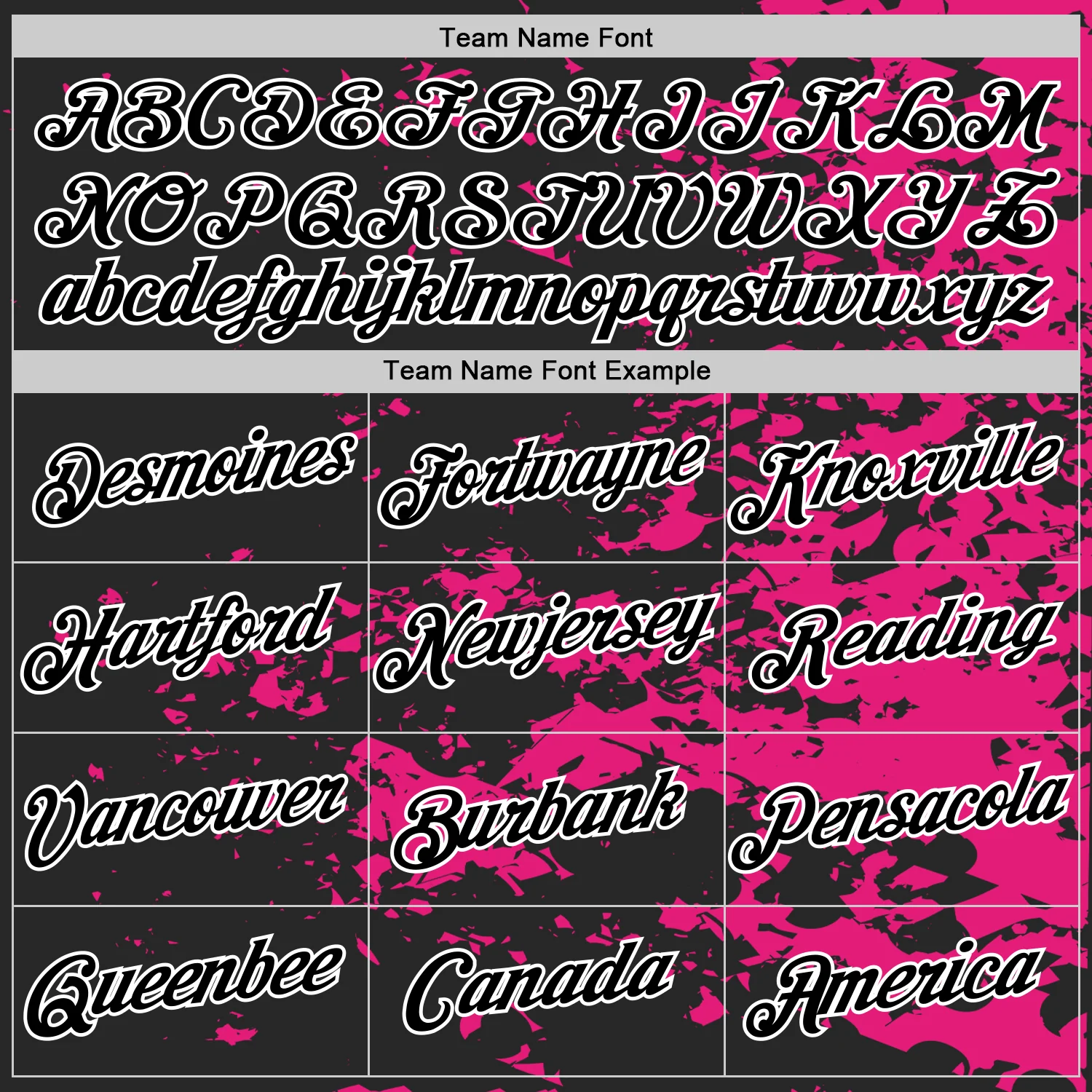 Custom Black Hot Pink-White 3D Esports Performance T-Shirt - Image 3