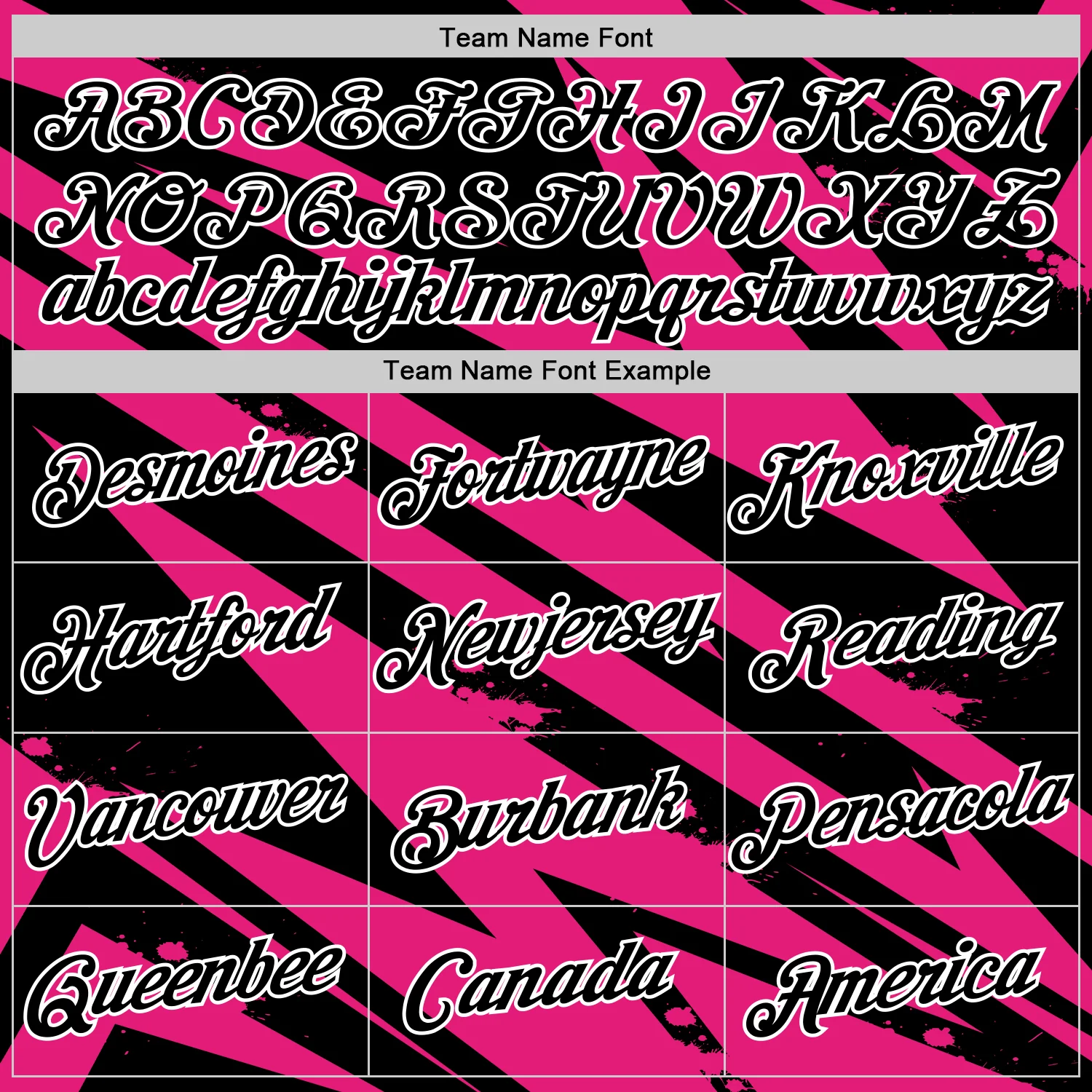 Custom Black Hot Pink-White 3D Esports Performance T-Shirt - Image 3