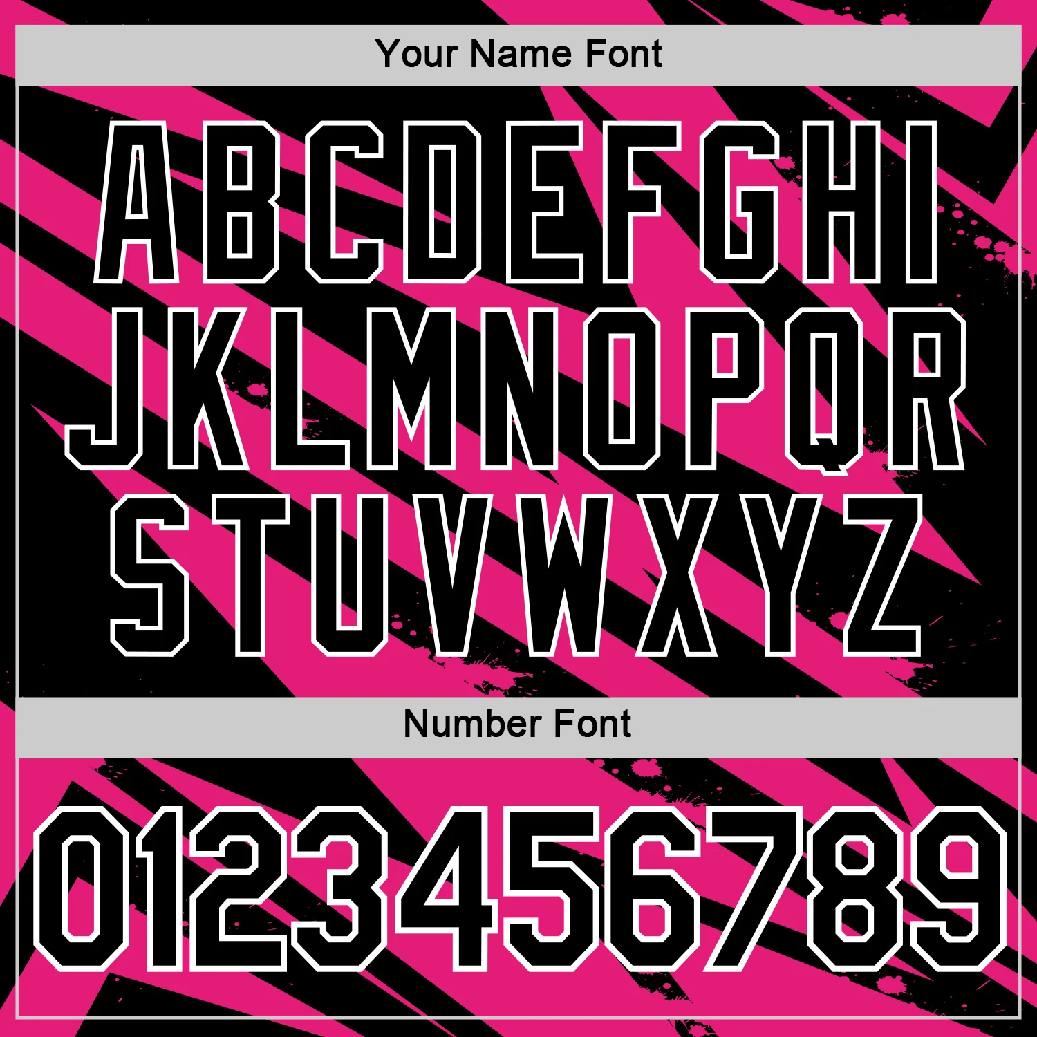 Custom Black Hot Pink-White 3D Esports Performance T-Shirt - Image 4