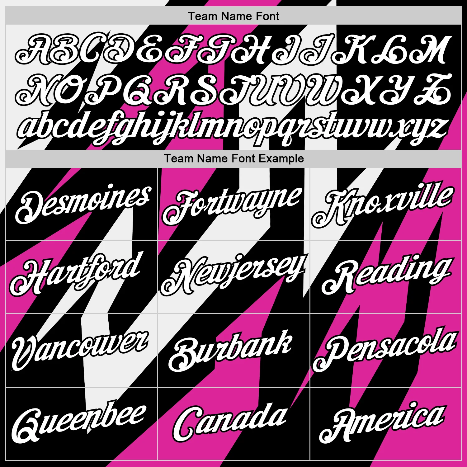 Custom Black White-Hot Pink 3D Esports Performance T-Shirt - Image 3