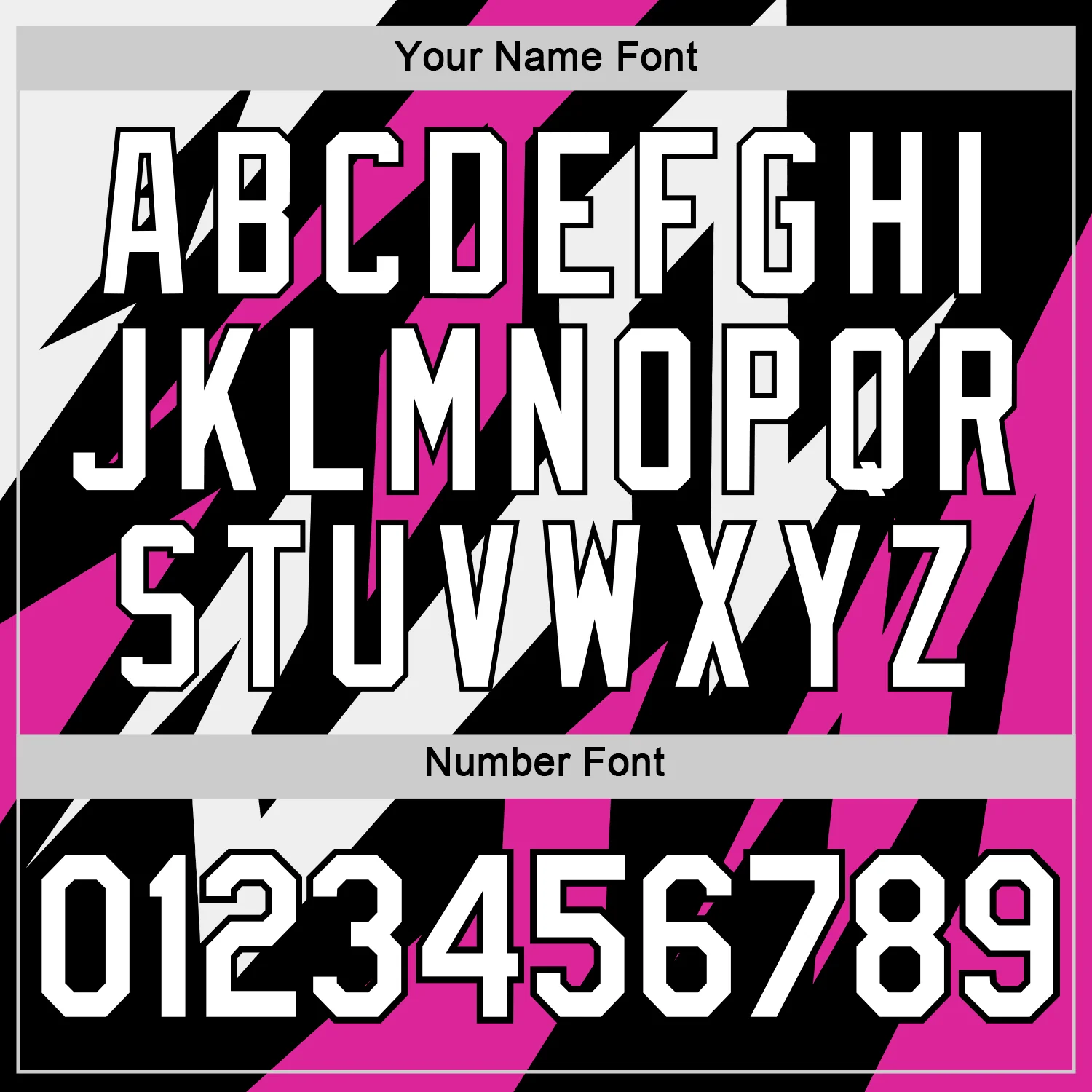 Custom Black White-Hot Pink 3D Esports Performance T-Shirt - Image 4