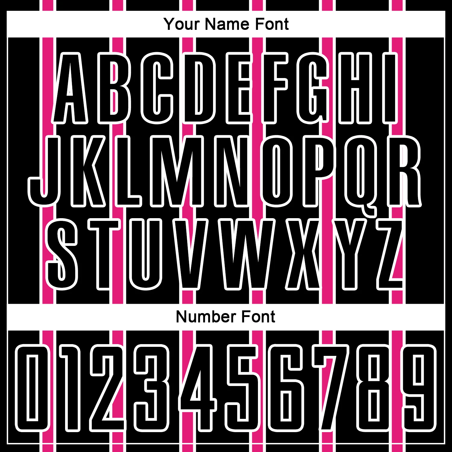 Custom Black Hot Pink-White Stripe Line Sublimation Soccer Uniform Jersey - Image 6