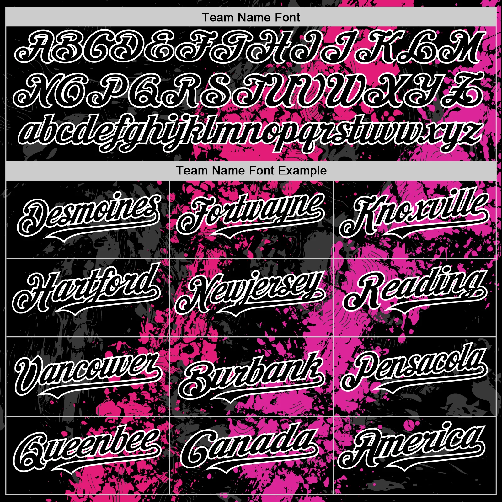Custom Black Hot Pink Deep Pink-White Splash Art 3D Pattern Design Bomber Full-Snap Varsity Letterman Hoodie Jacket - Image 5
