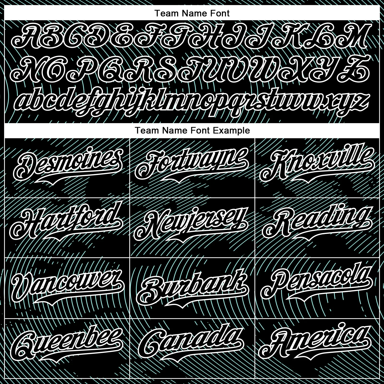 Custom Black Ice Blue-White Curve Lines Bomber Full-Snap Varsity Letterman Hoodie Jacket - Image 5