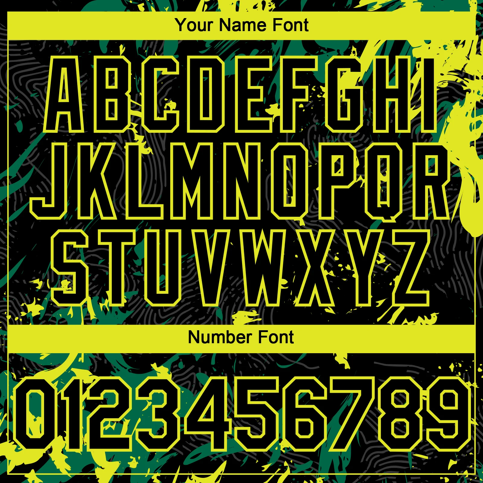 Custom Black Kelly Green-Neon Yellow Splash Authentic Baseball Jersey - Image 5