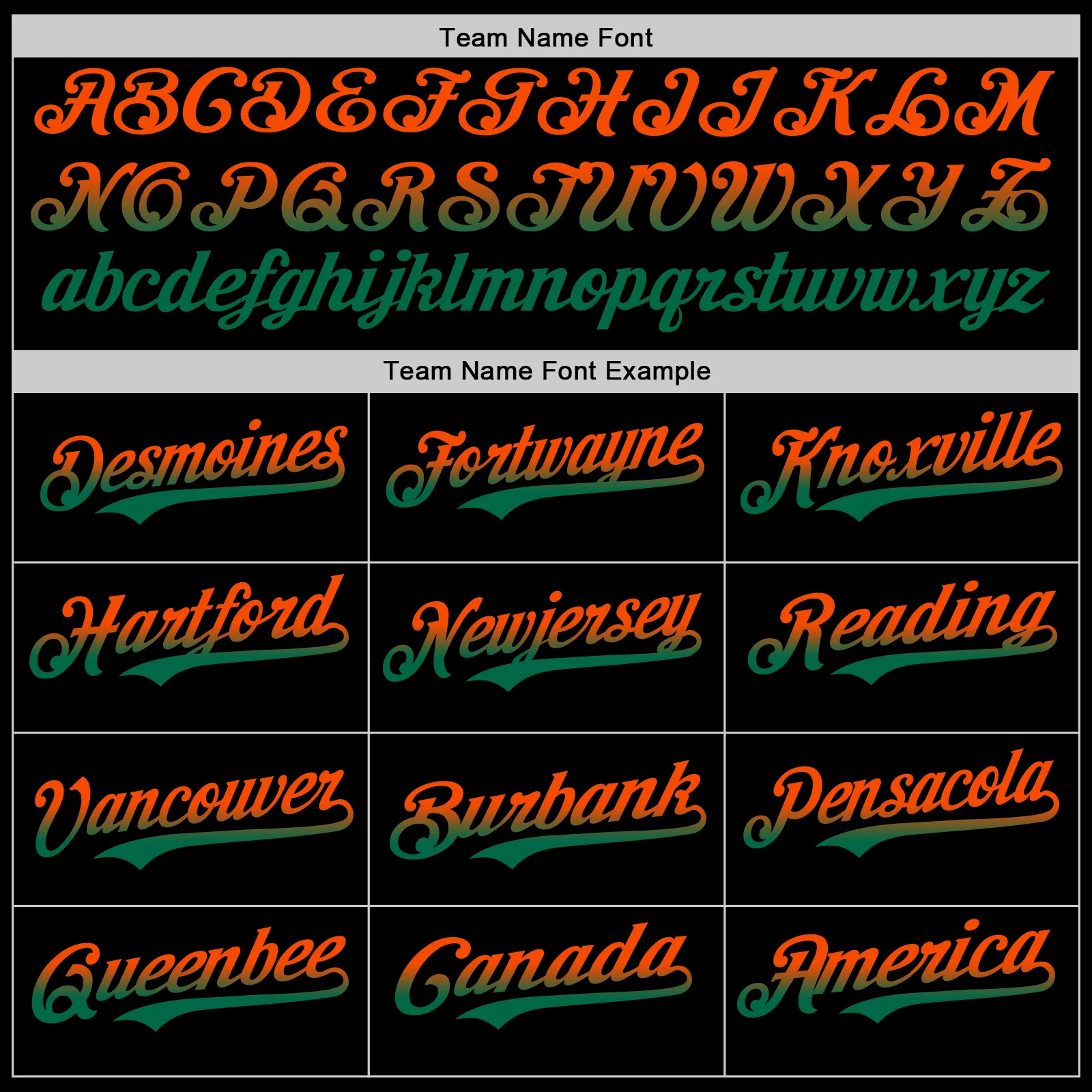 Custom Black Orange-Kelly Green Authentic Fade Fashion Baseball Jersey - Image 4