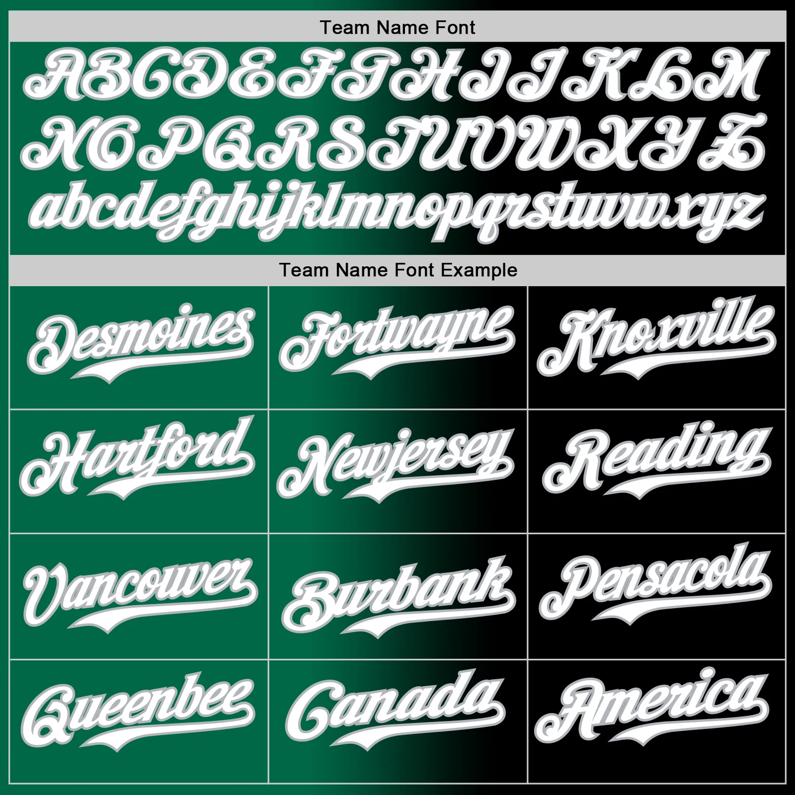 Custom Black White Kelly Green-Gray Authentic Gradient Fashion Baseball Jersey - Image 4