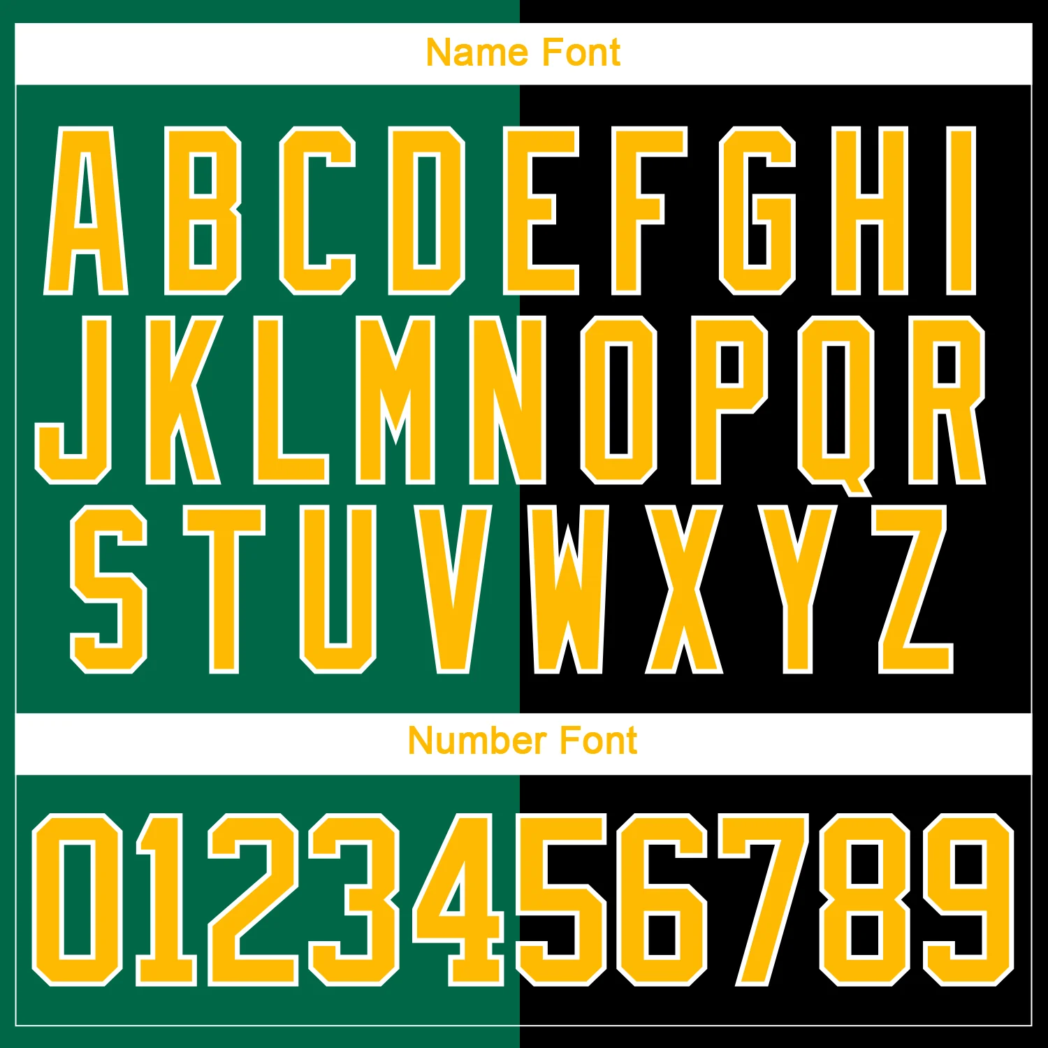 Custom Black Gold Kelly Green-White Split Fashion Hockey Lace Neck Jersey - Image 7