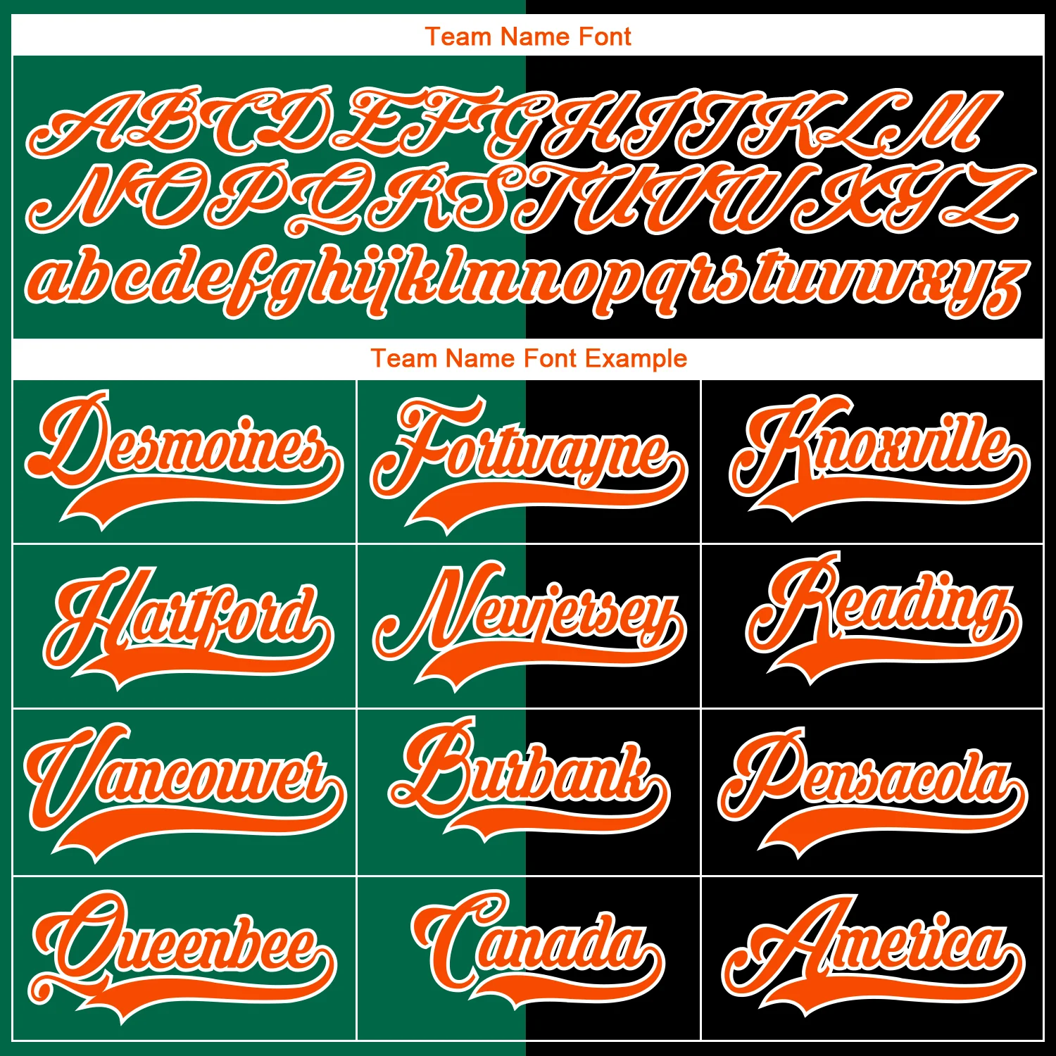 Custom Black Orange Kelly Green-White Split Fashion Hockey Lace Neck Jersey - Image 6