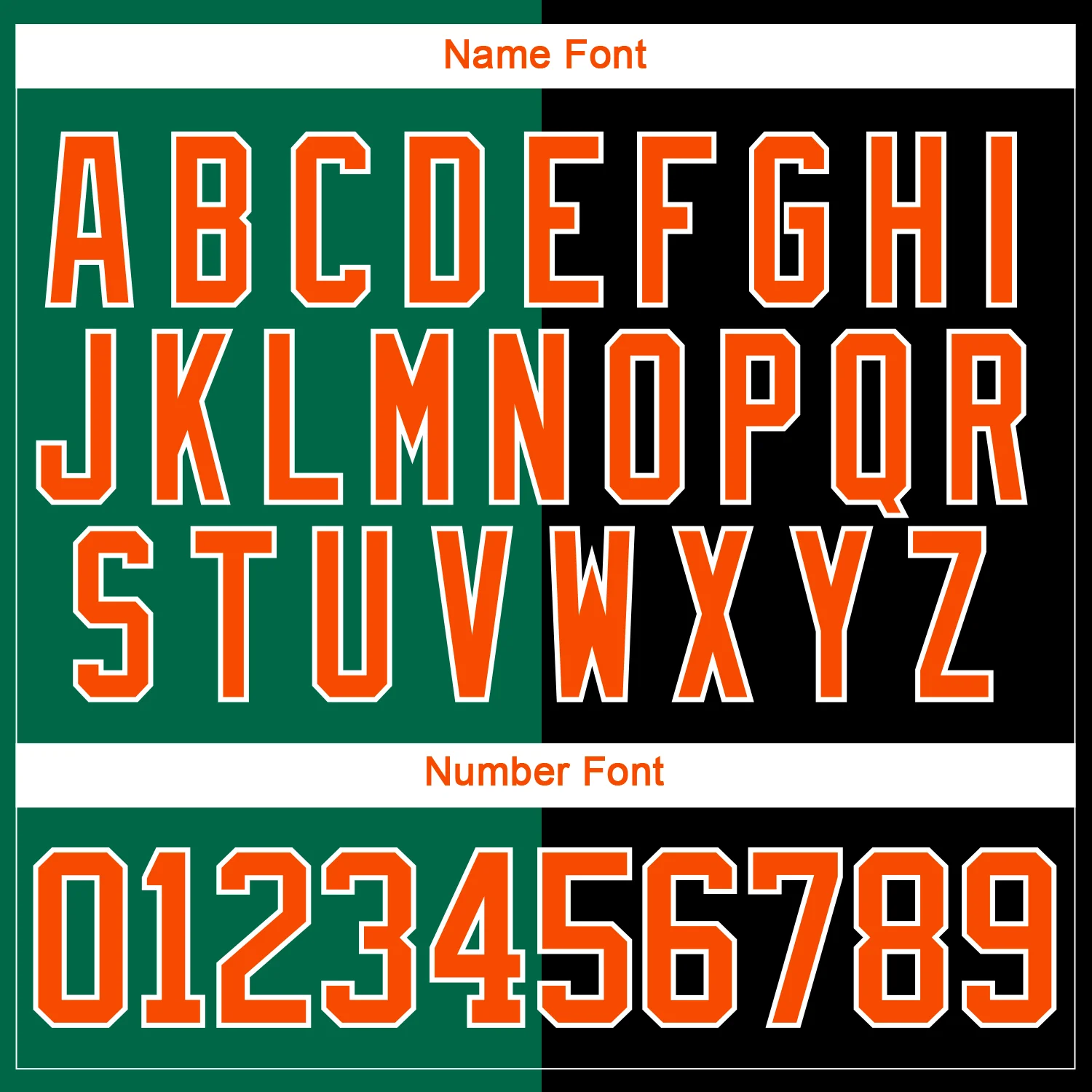 Custom Black Orange Kelly Green-White Split Fashion Hockey Lace Neck Jersey - Image 7