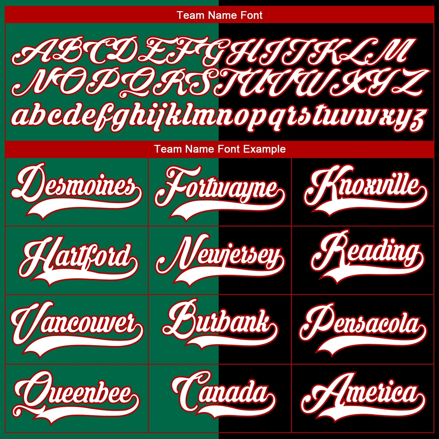 Custom Black Red Kelly Green-White Split Fashion Hockey Lace Neck Jersey - Image 6