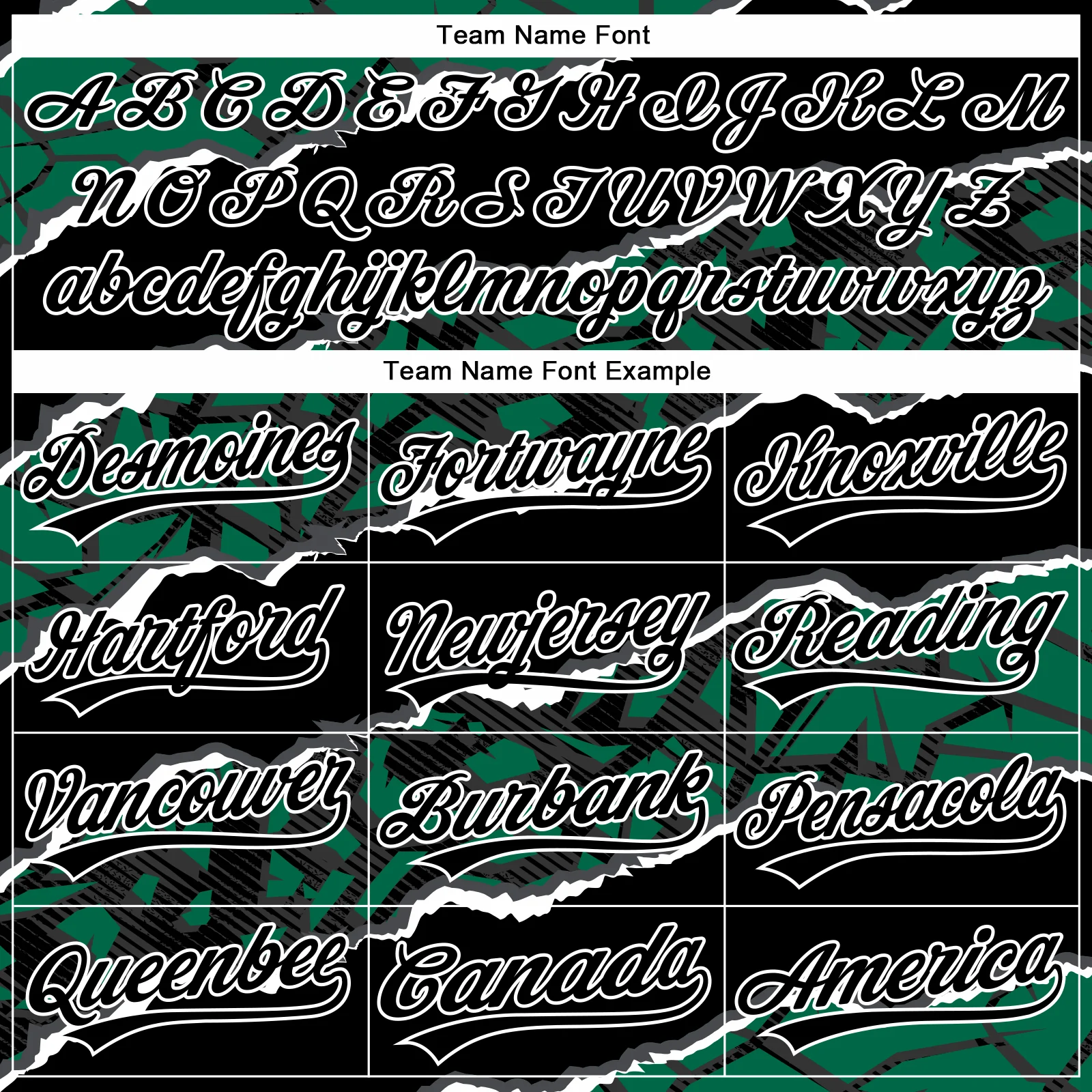 Custom Stitched Black Kelly Green-White 3D Pattern Design Torn Paper Style Sports Pullover Sweatshirt Hoodie - Image 3