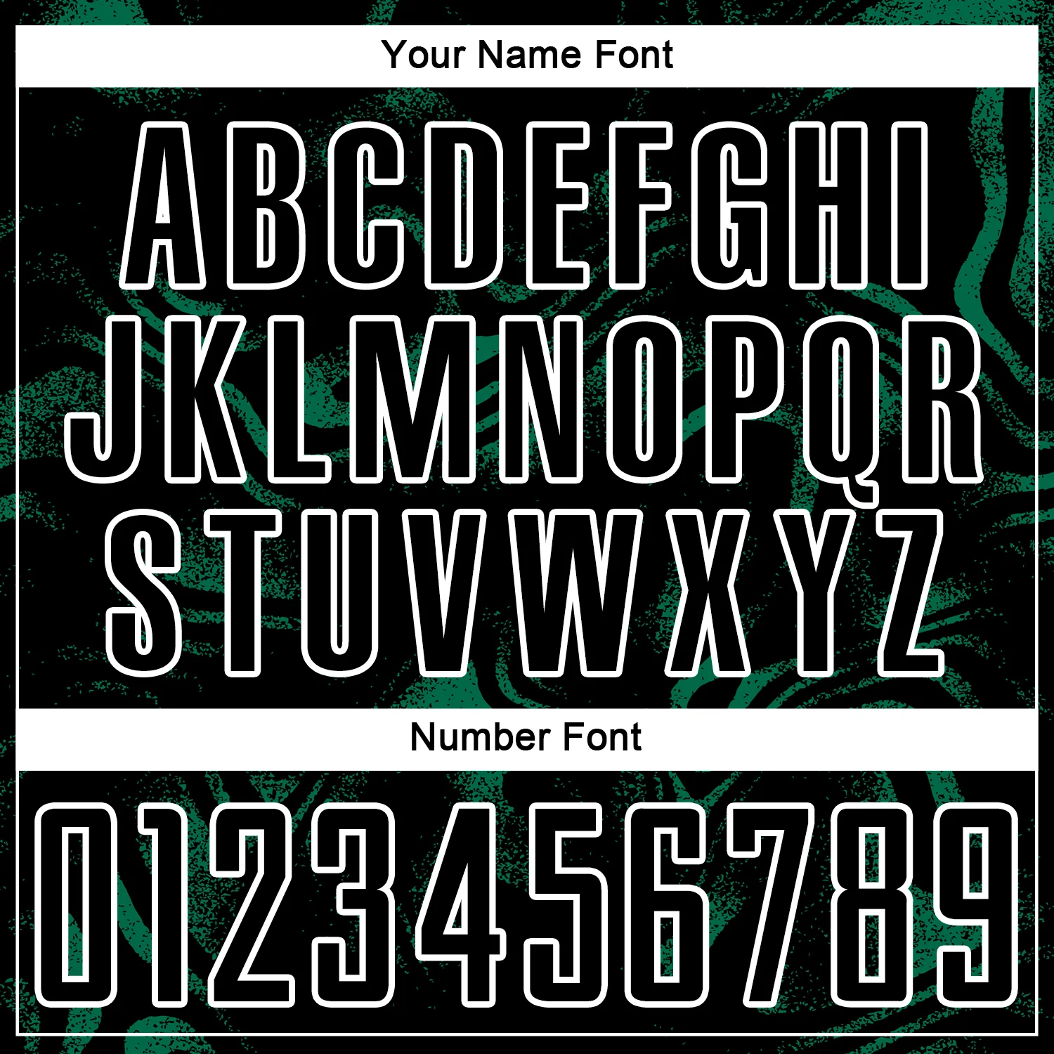 Custom Black Kelly Green-White Abstract Liquid Sublimation Soccer Uniform Jersey - Image 6