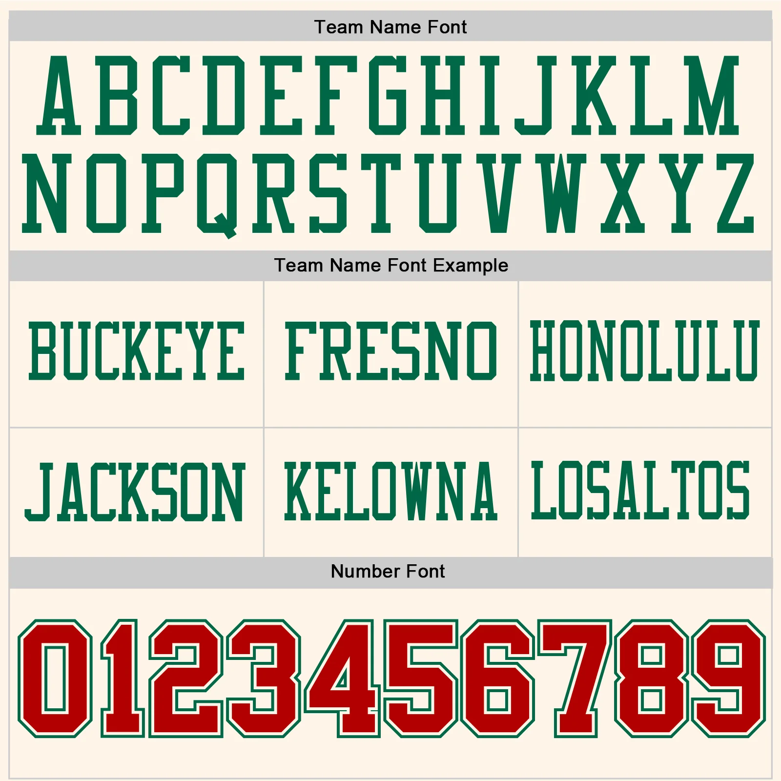 Custom Cream Red-Kelly Green Authentic Football Jersey - Image 4