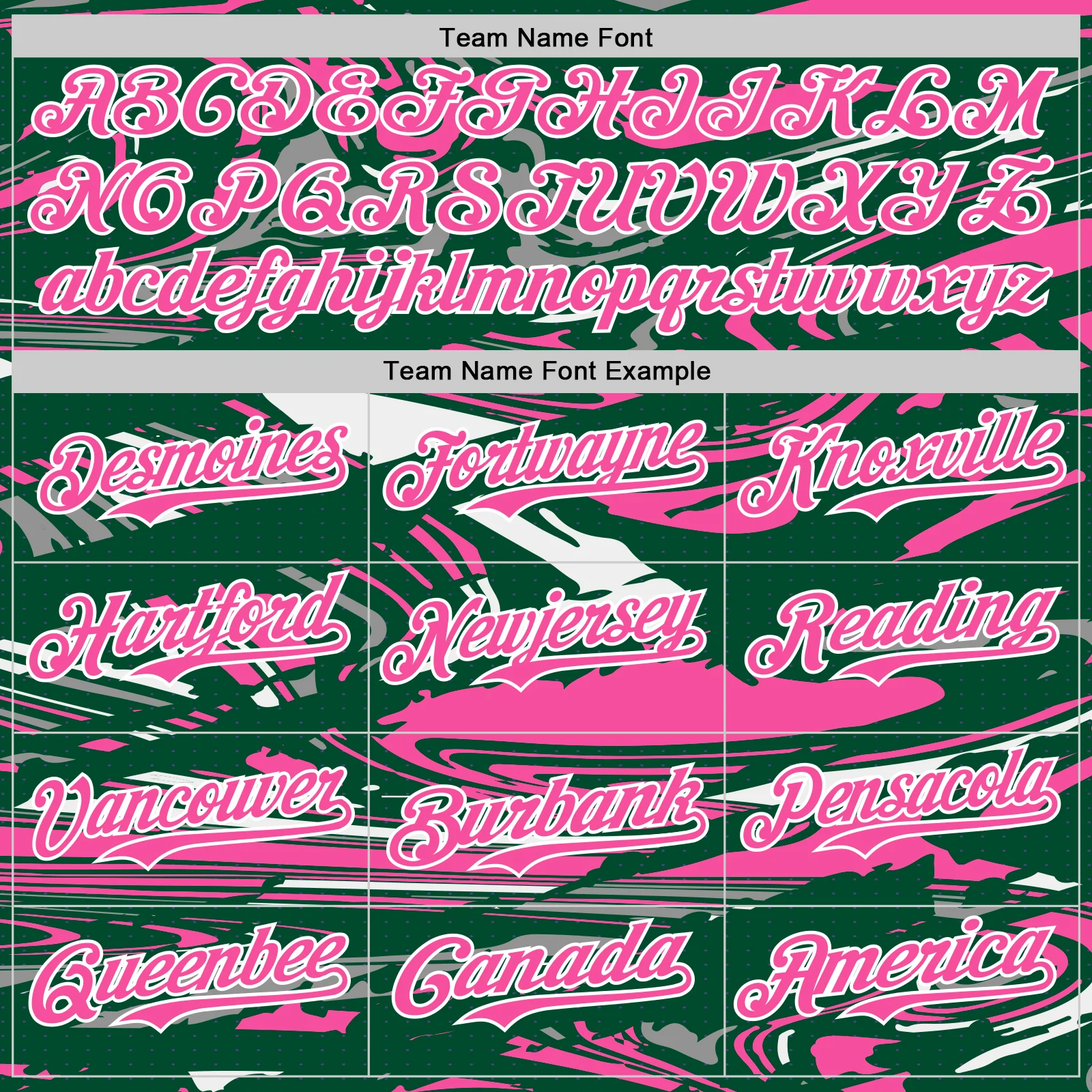 Custom Figure Pink Kelly Green-White Fluid Pattern Bomber Full-Snap Varsity Letterman Hoodie Jacket - Image 5