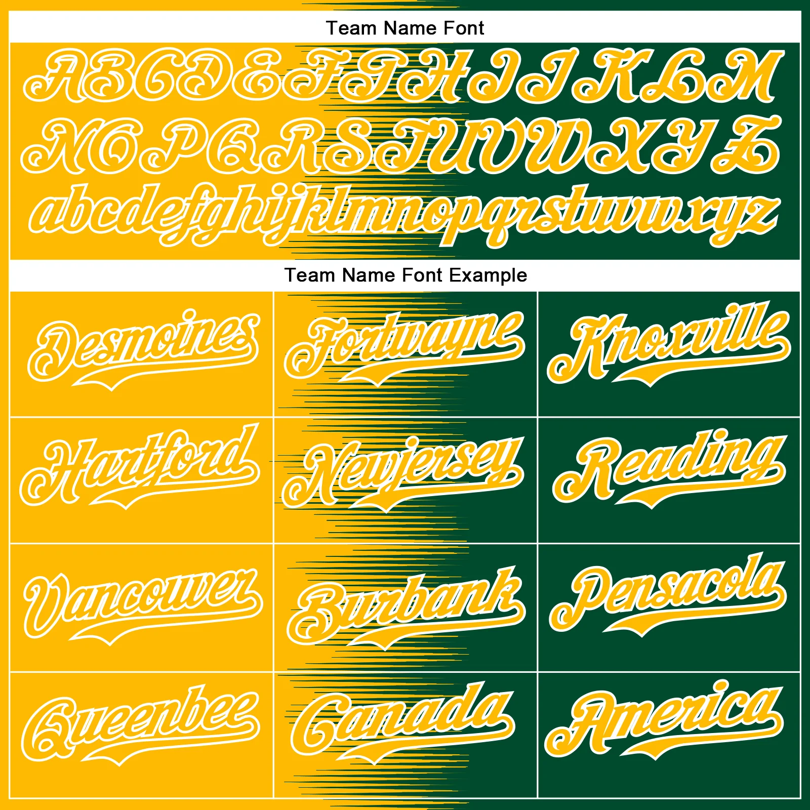 Custom Gold Kelly Green-White Gradient Line Bomber Full-Snap Varsity Letterman Hoodie Jacket - Image 5