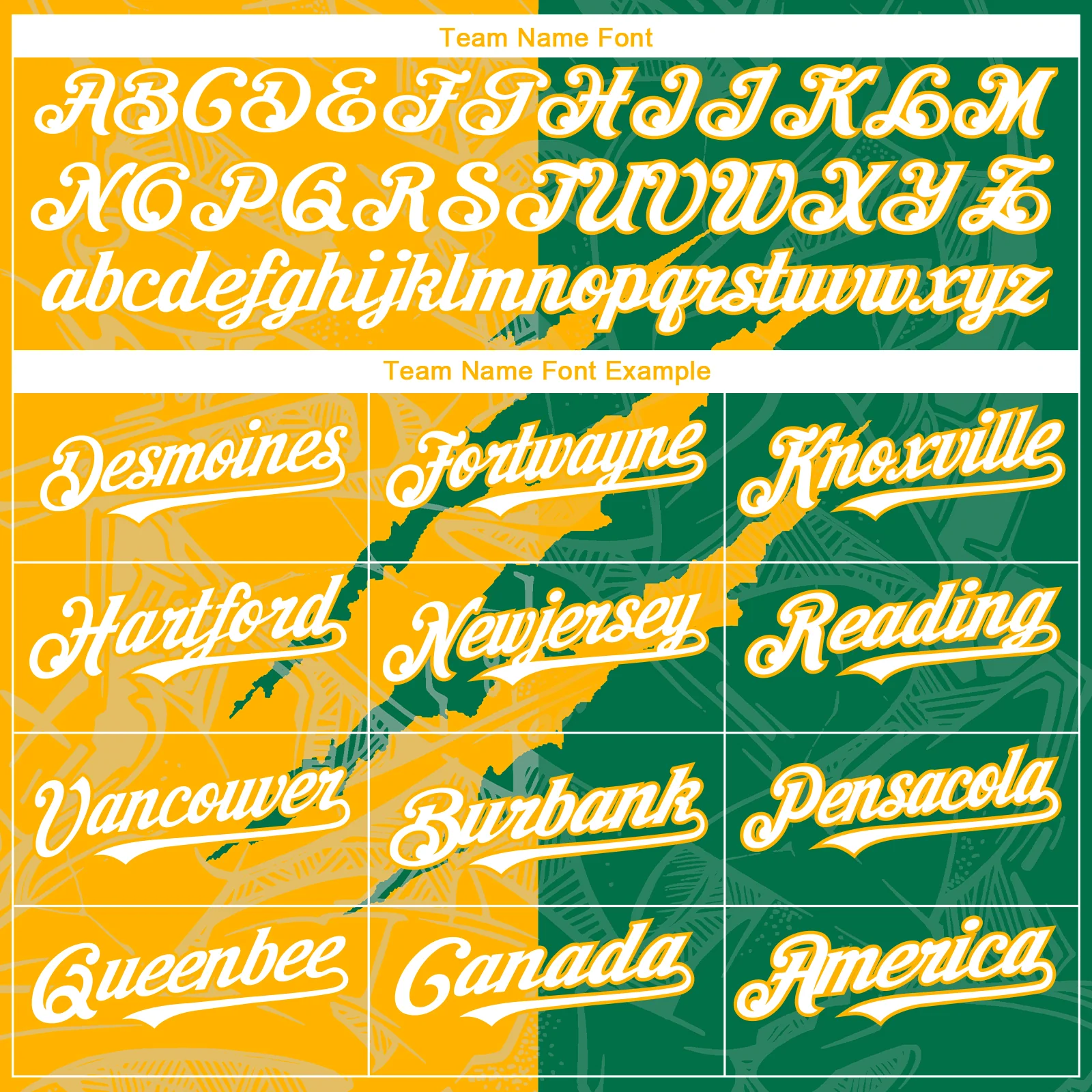 Custom Graffiti Pattern White Kelly Green-Gold 3D Scratch Authentic Baseball Jersey - Image 4
