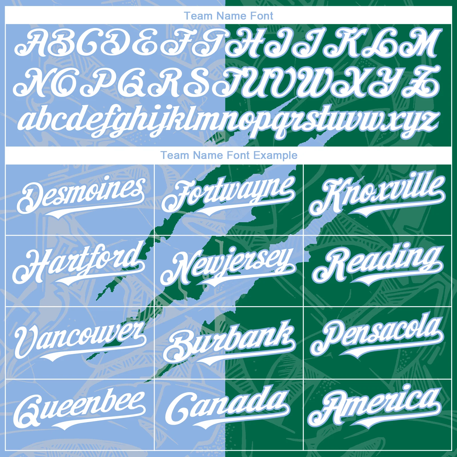 Custom Graffiti Pattern White Kelly Green-Light Blue 3D Scratch Authentic Baseball Jersey - Image 4