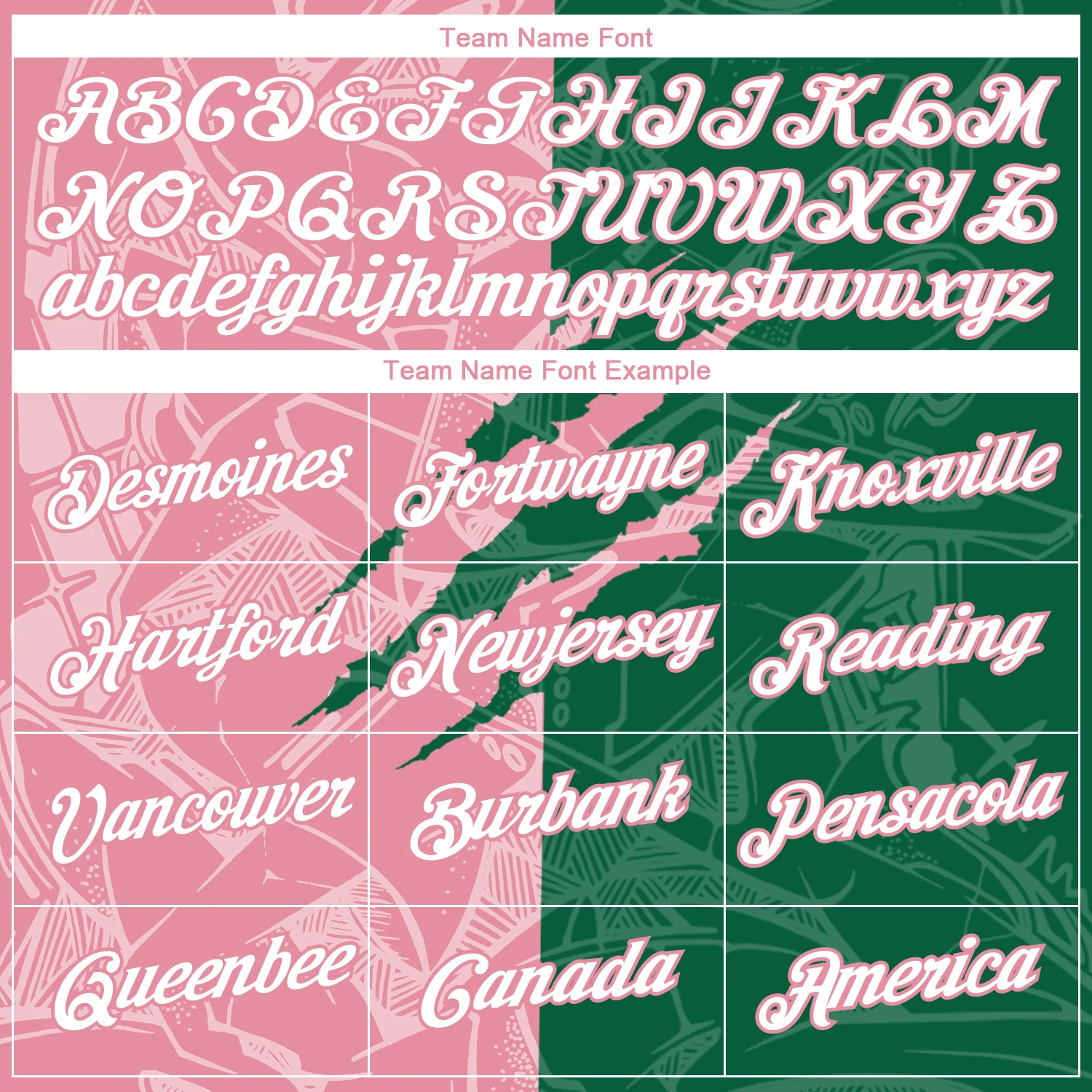 Custom Graffiti Pattern White Kelly Green-Medium Pink Scratch 3D Performance T-Shirt - Image 3