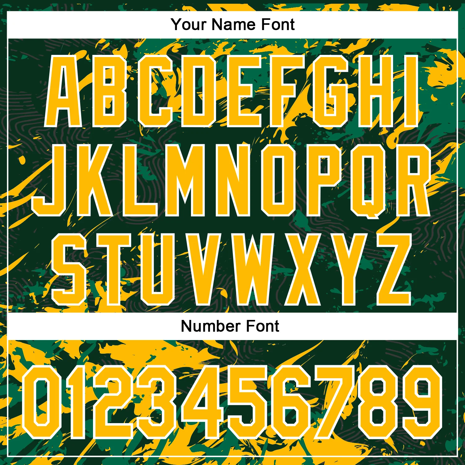 Custom Green Gold Kelly Green-White Splash Bomber Full-Snap Varsity Letterman Hoodie Jacket - Image 6