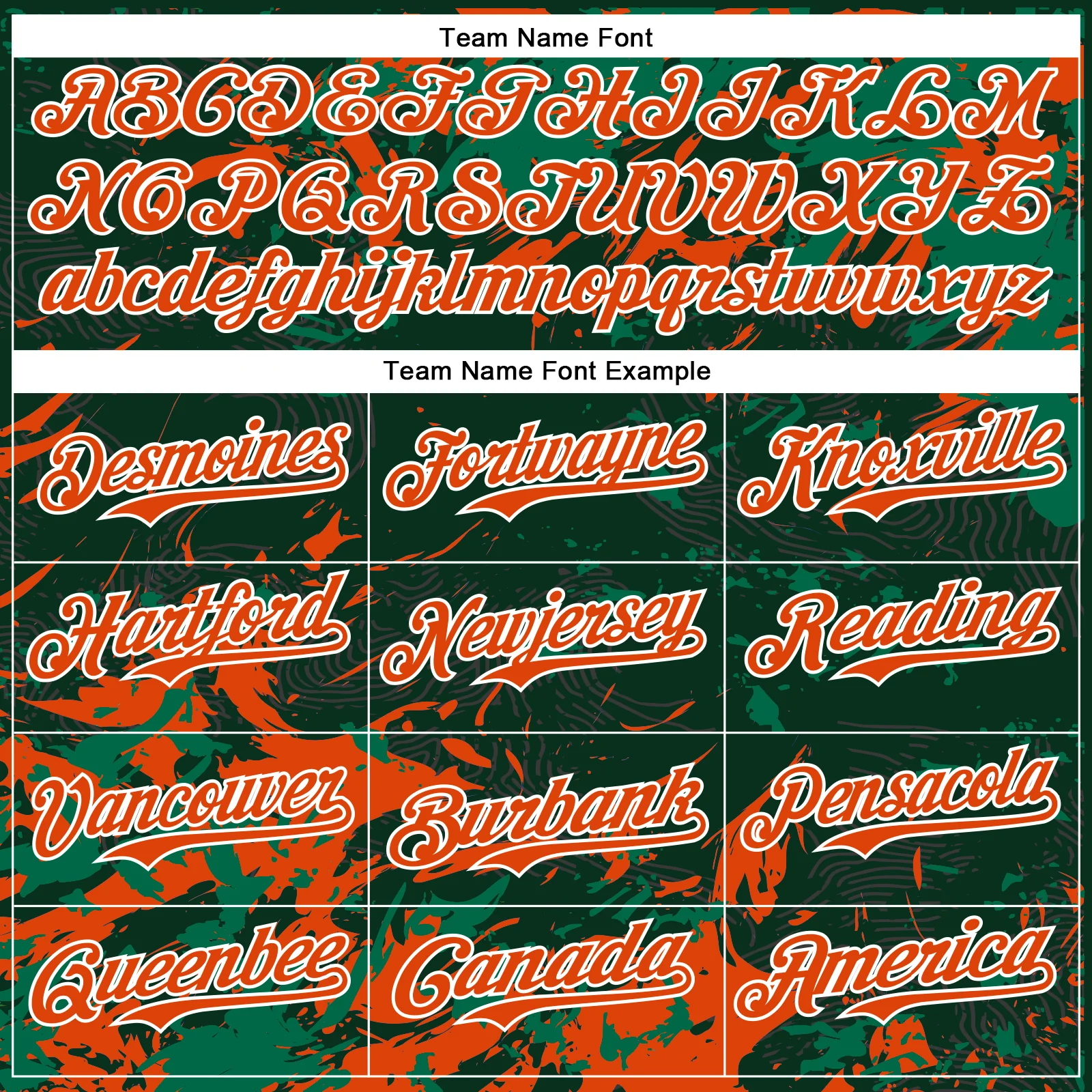 Custom Green Orange Kelly Green-White Splash Bomber Full-Snap Varsity Letterman Hoodie Jacket - Image 5