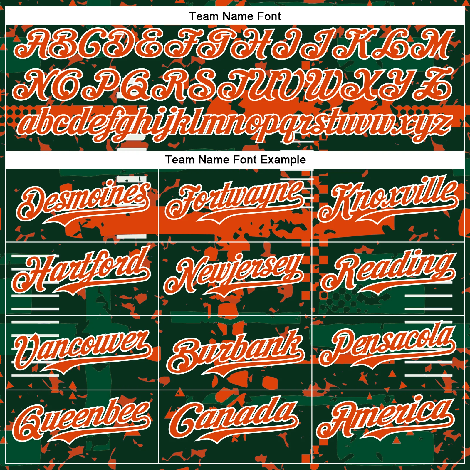 Custom Green Orange Kelly Green-White Abstract Fragment Shape Bomber Full-Snap Varsity Letterman Hoodie Jacket - Image 5