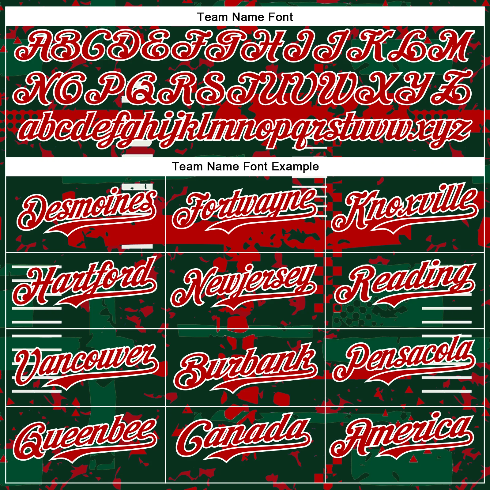Custom Green Red Kelly Green-White Abstract Fragment Shape Bomber Full-Snap Varsity Letterman Hoodie Jacket - Image 5