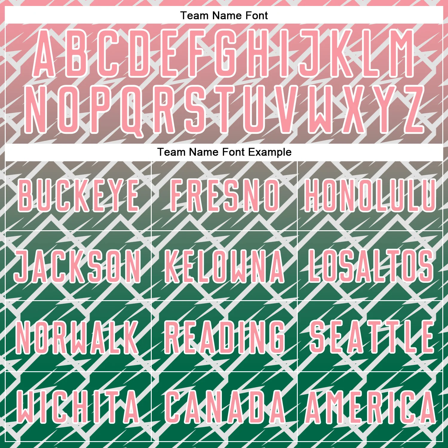 Custom Medium Pink Kelly Green-White Lightning Sports Sublimation Soccer Uniform Jersey - Image 5