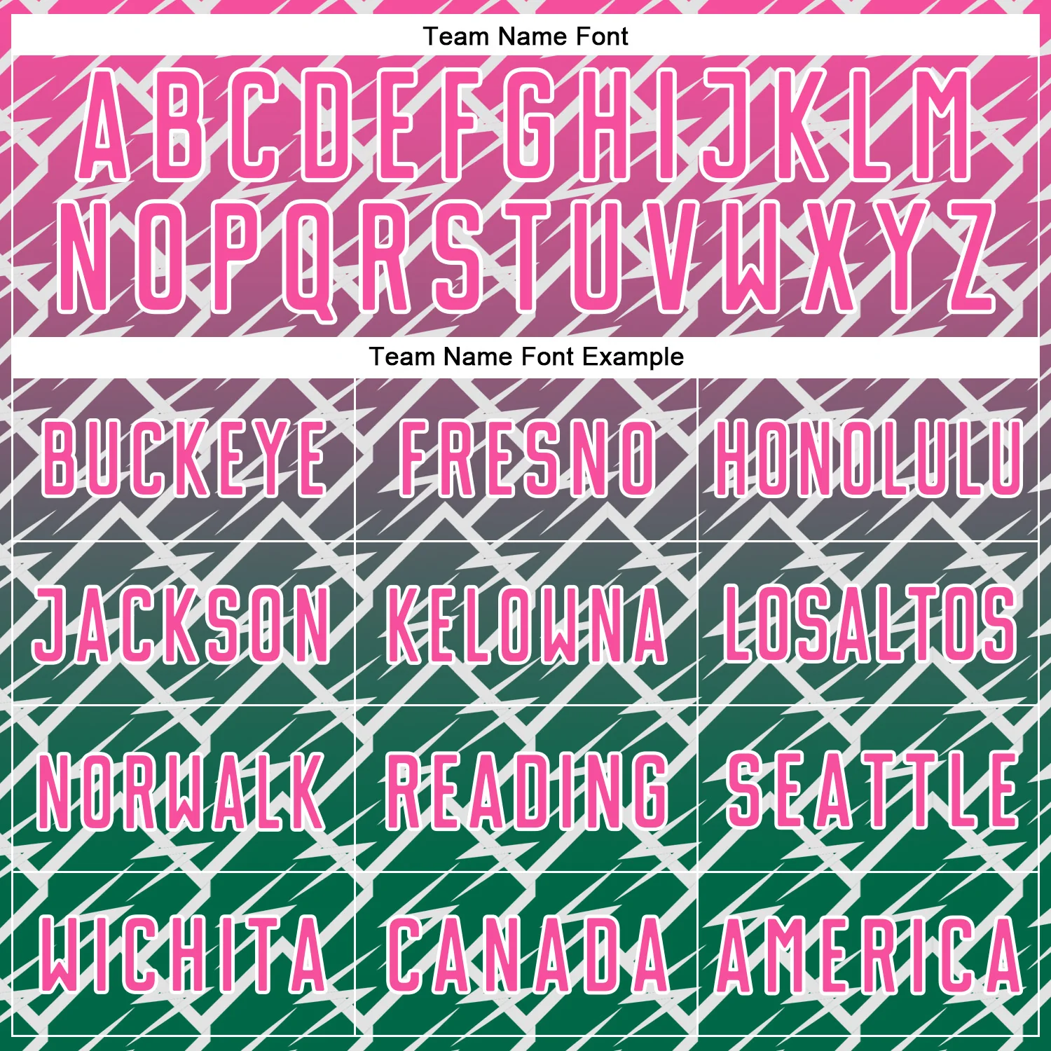 Custom Pink Kelly Green-White Lightning Sports Sublimation Soccer Uniform Jersey - Image 5