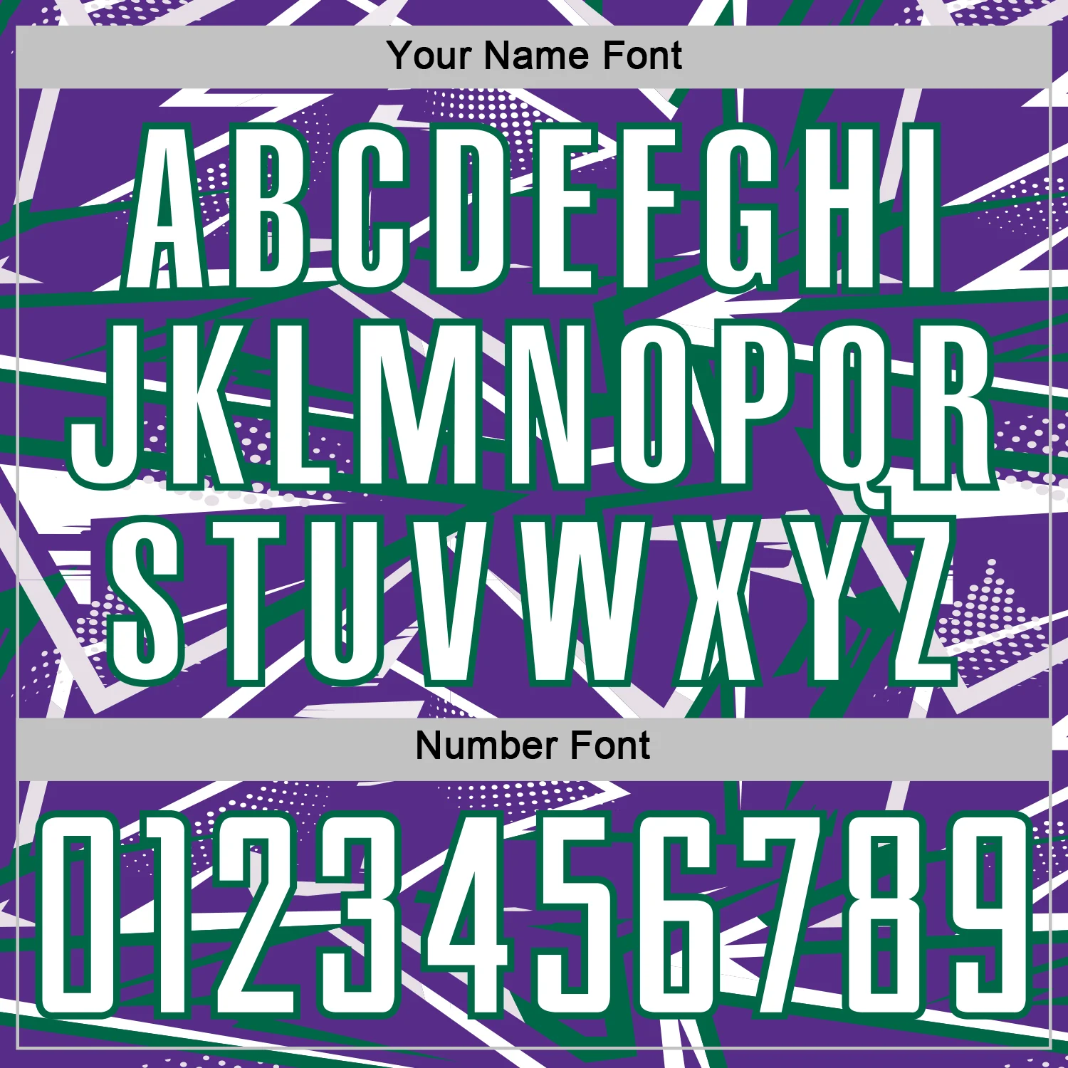 Custom Purple White-Kelly Green Abstract Geometric Stripes Sports Sublimation Soccer Uniform Jersey - Image 6