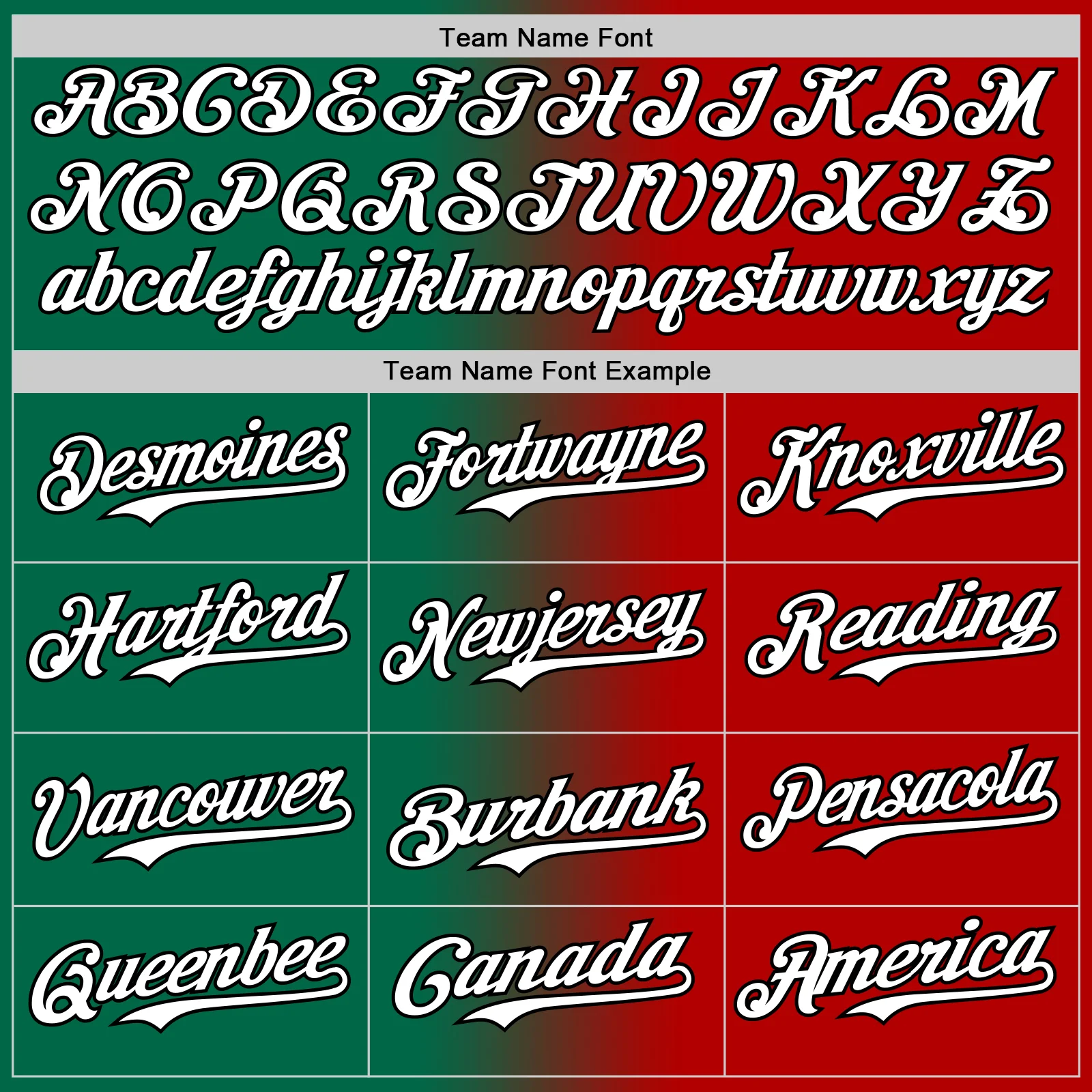 Custom Red White Kelly Green-Black Authentic Gradient Fashion Baseball Jersey - Image 4