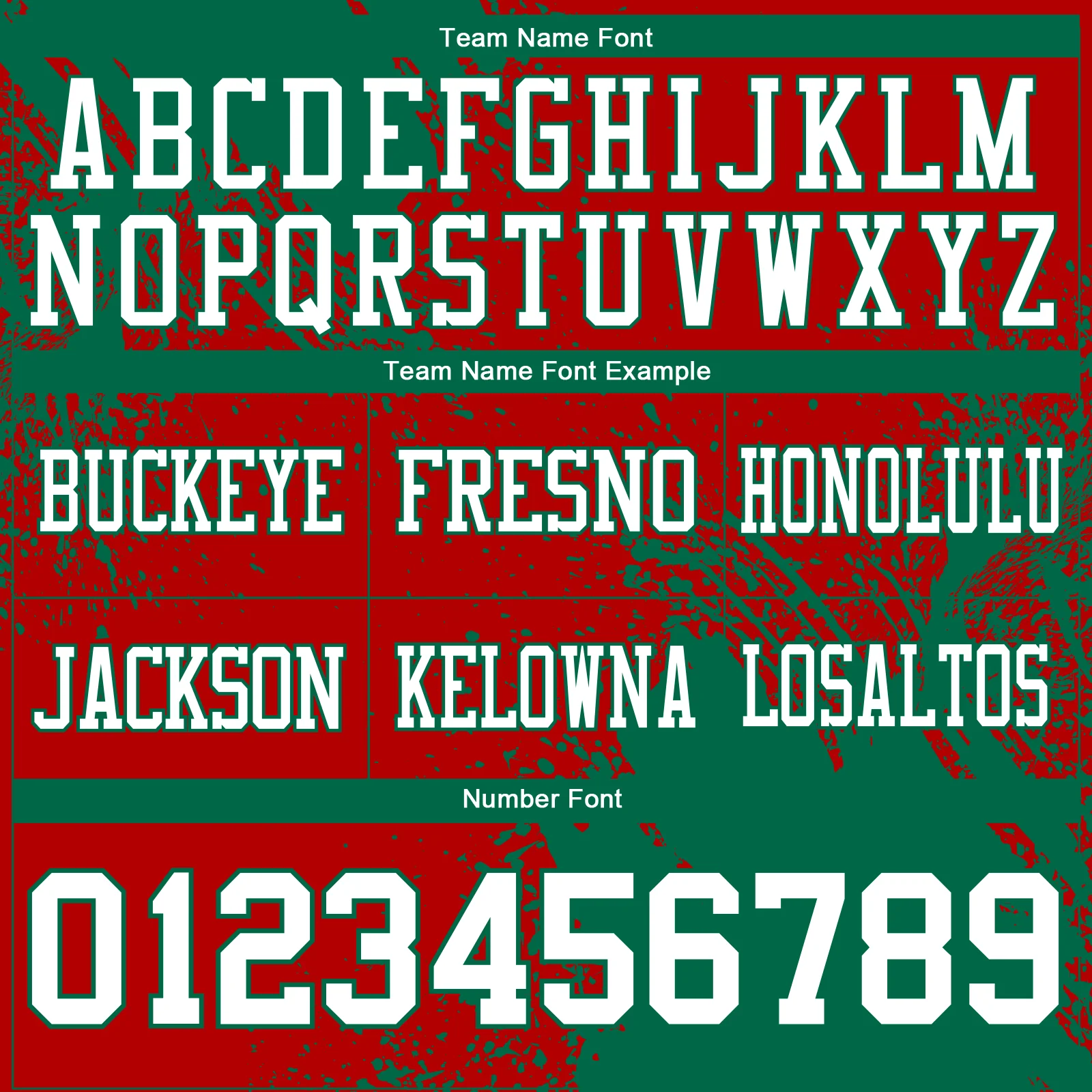 Custom Red White-Kelly Green 3D Pattern Abstract Brush Stroke Authentic Football Jersey - Image 3