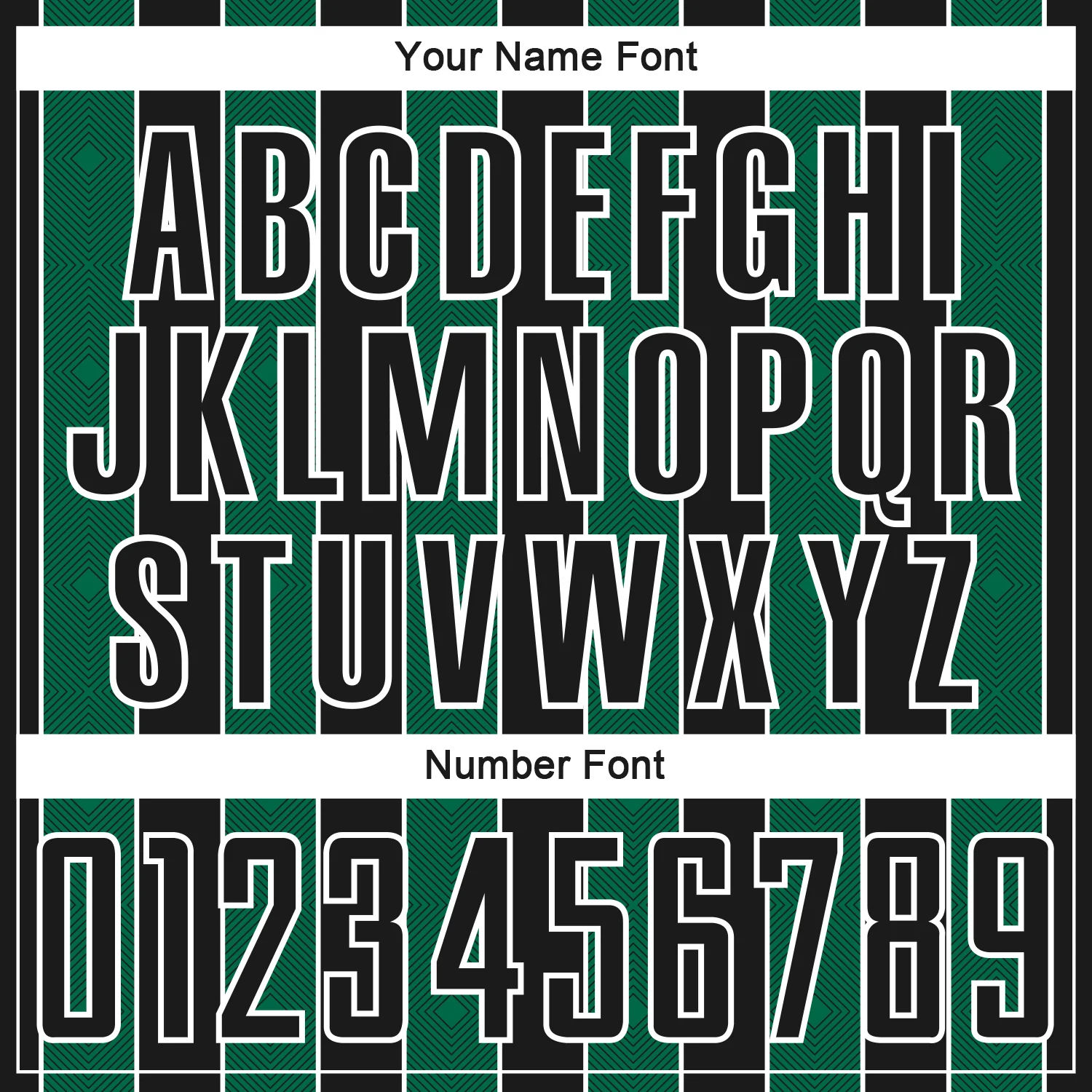 Custom Black Kelly Green-White Pinstripe Line Sports Sublimation Soccer Uniform Jersey - Image 6