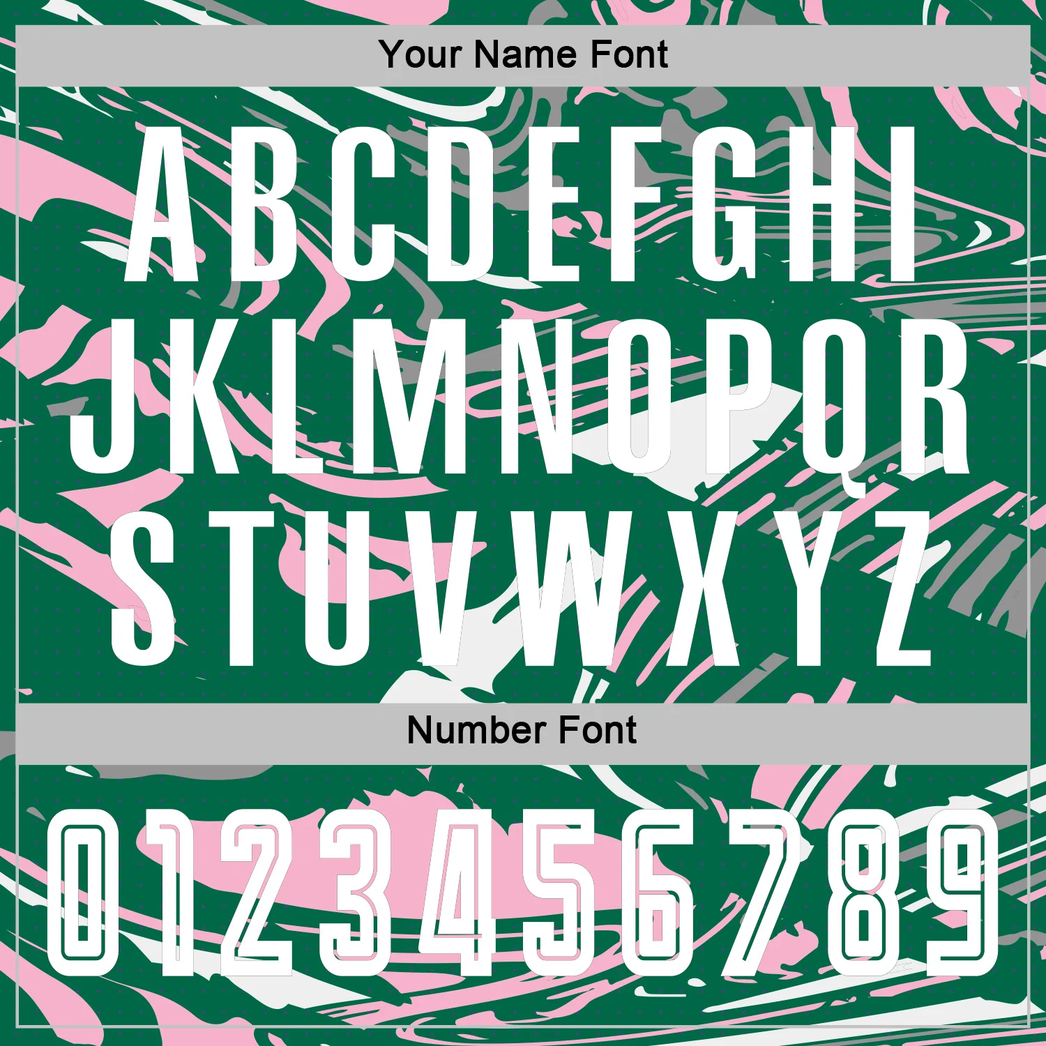 Custom Figure White Kelly Green-Light Pink Fluid Art Splash Sublimation Soccer Uniform Jersey - Image 6