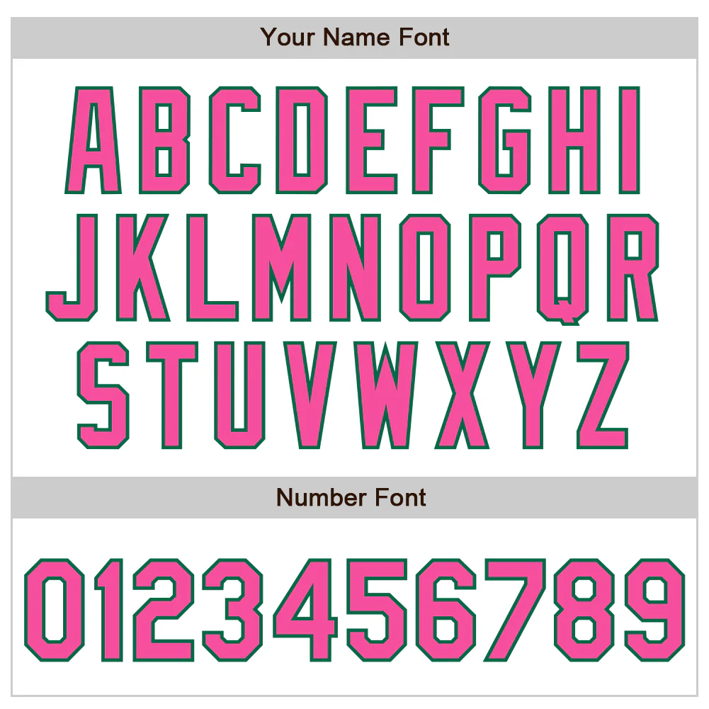 Custom White Pink-Kelly Green Authentic Baseball Jersey - Image 8