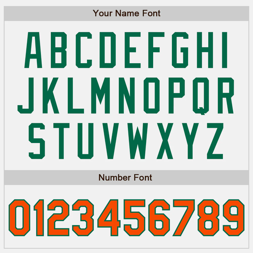 Custom White Orange Pinstripe Kelly Green Authentic Two Tone Baseball Jersey - Image 5
