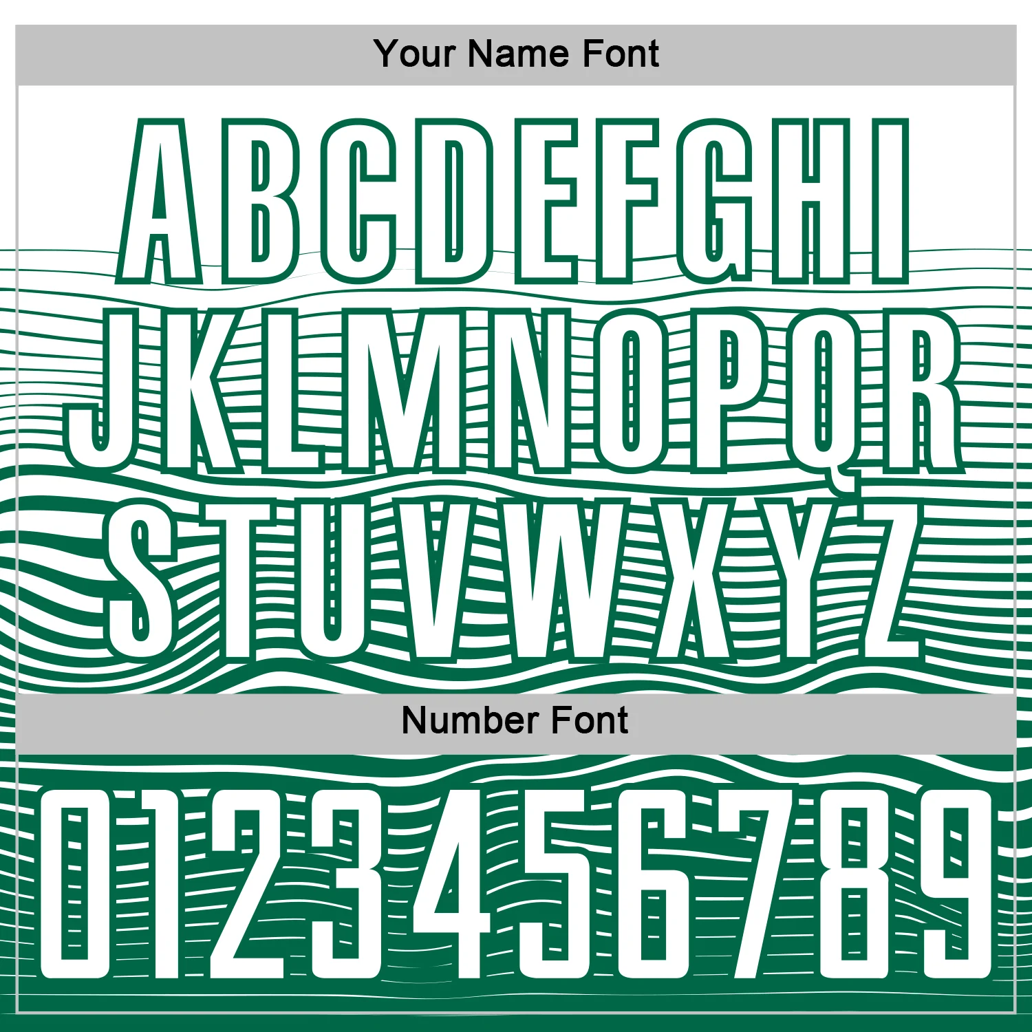 Custom White Kelly Green Gradient Wave Line Sports Sublimation Soccer Uniform Jersey - Image 6