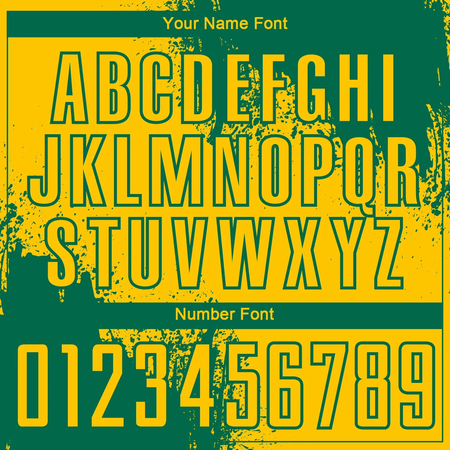 Custom Yellow Kelly Green Abstract Brush Stroke Sports Sublimation Soccer Uniform Jersey - Image 6