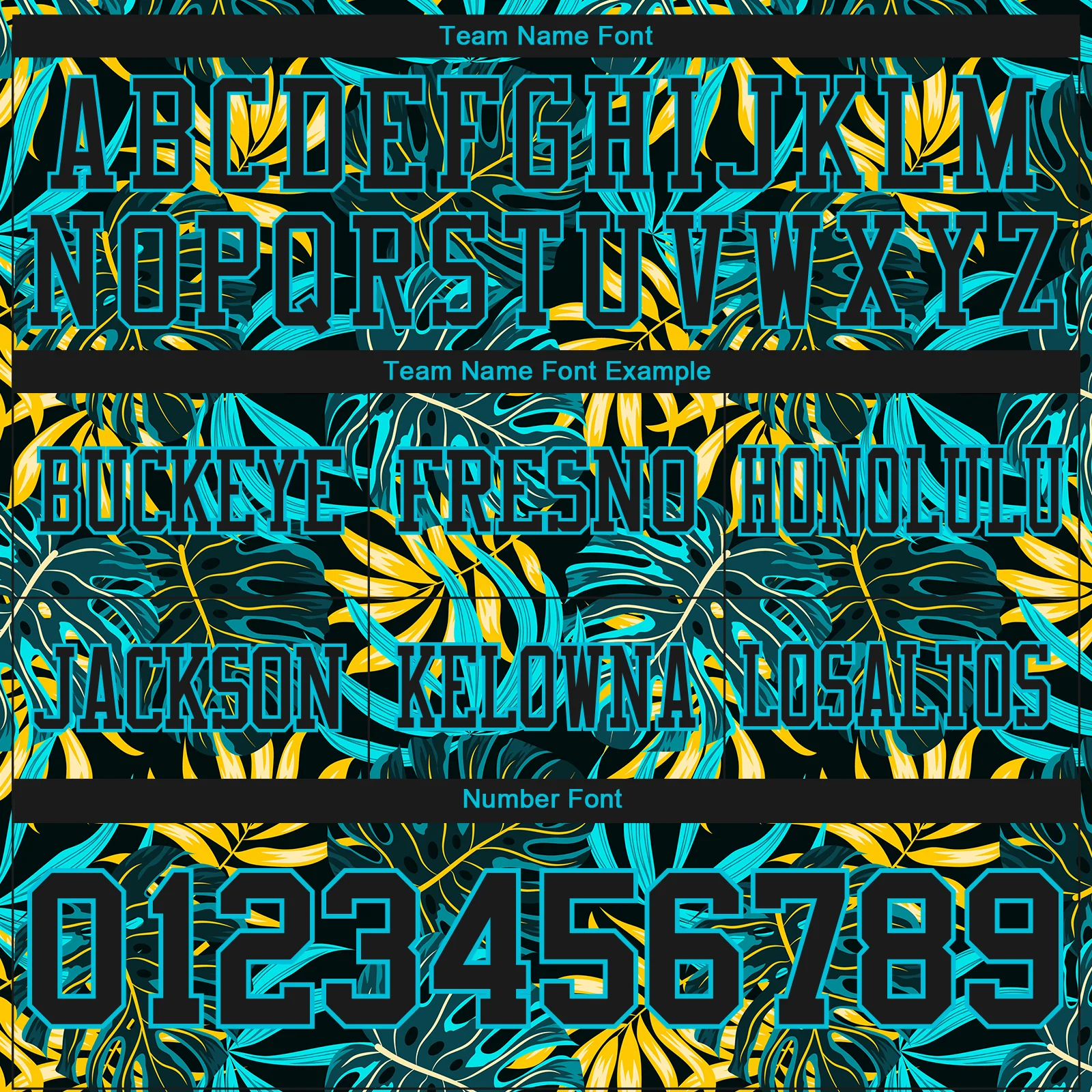 Custom Black Lakes Blue 3D Pattern Beach Tropical Hawaii Palm Leaves Authentic Football Jersey - Image 4