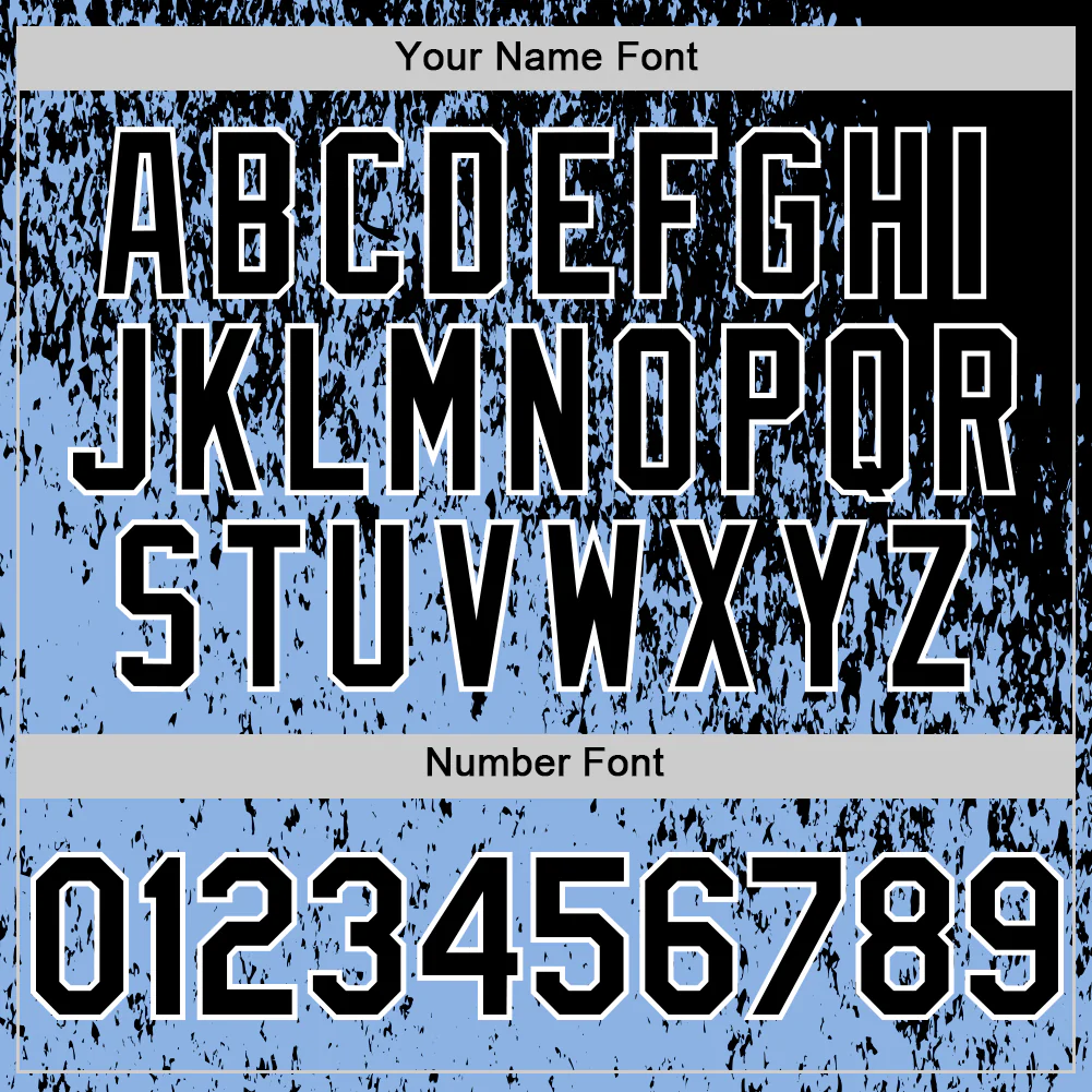 Custom Black Light Blue-White Abstract Fragment Splatter Authentic Baseball Jersey - Image 5