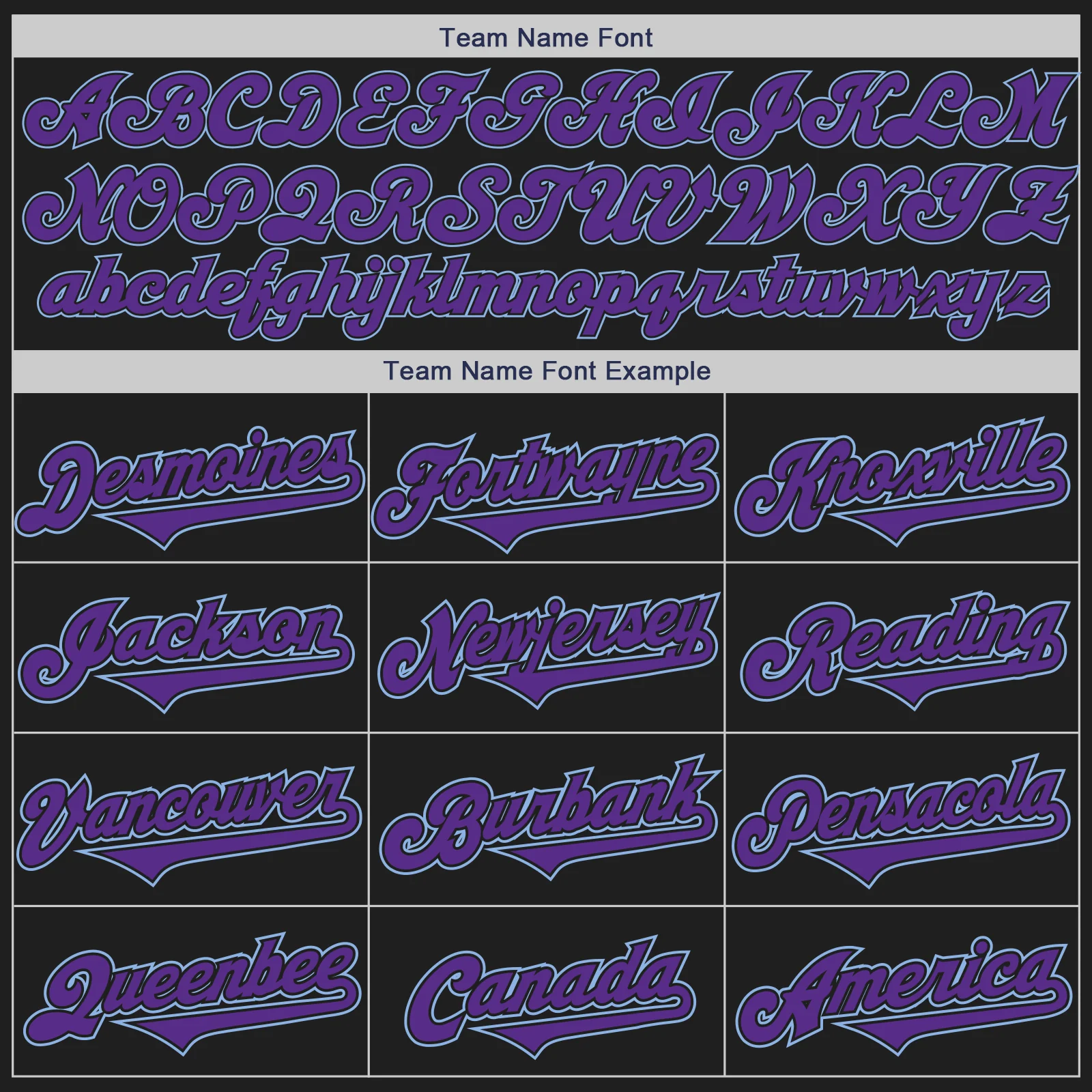Custom Black Purple-Light Blue Authentic Two Tone Baseball Jersey - Image 4