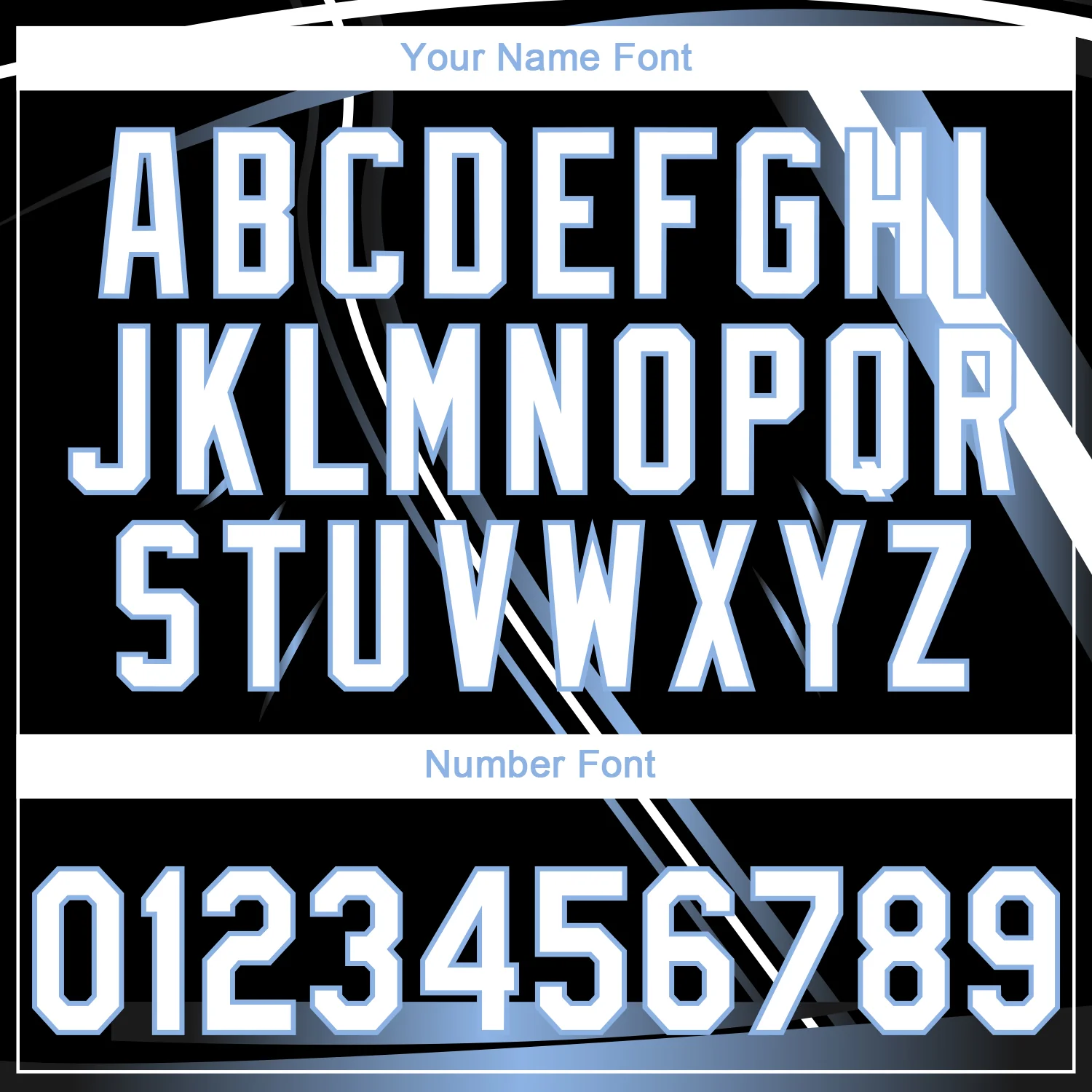 Custom Stitched Black White-Light Blue E-sports Pattern Pullover Sweatshirt Hoodie - Image 6
