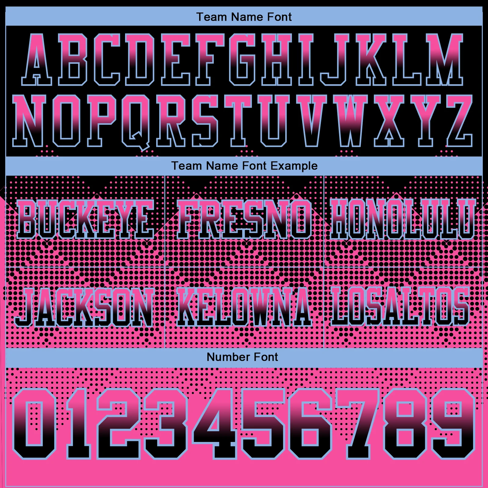 Custom Black Pink-Light Blue Authentic Gradient Square Shape Flag Football Jersey - Image 3