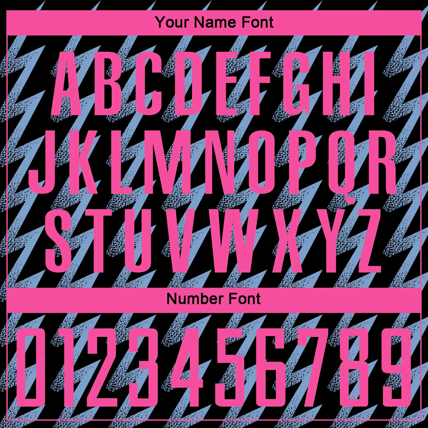 Custom Black Pink-Light Blue Zigzag Shape Sublimation Soccer Uniform Jersey - Image 6